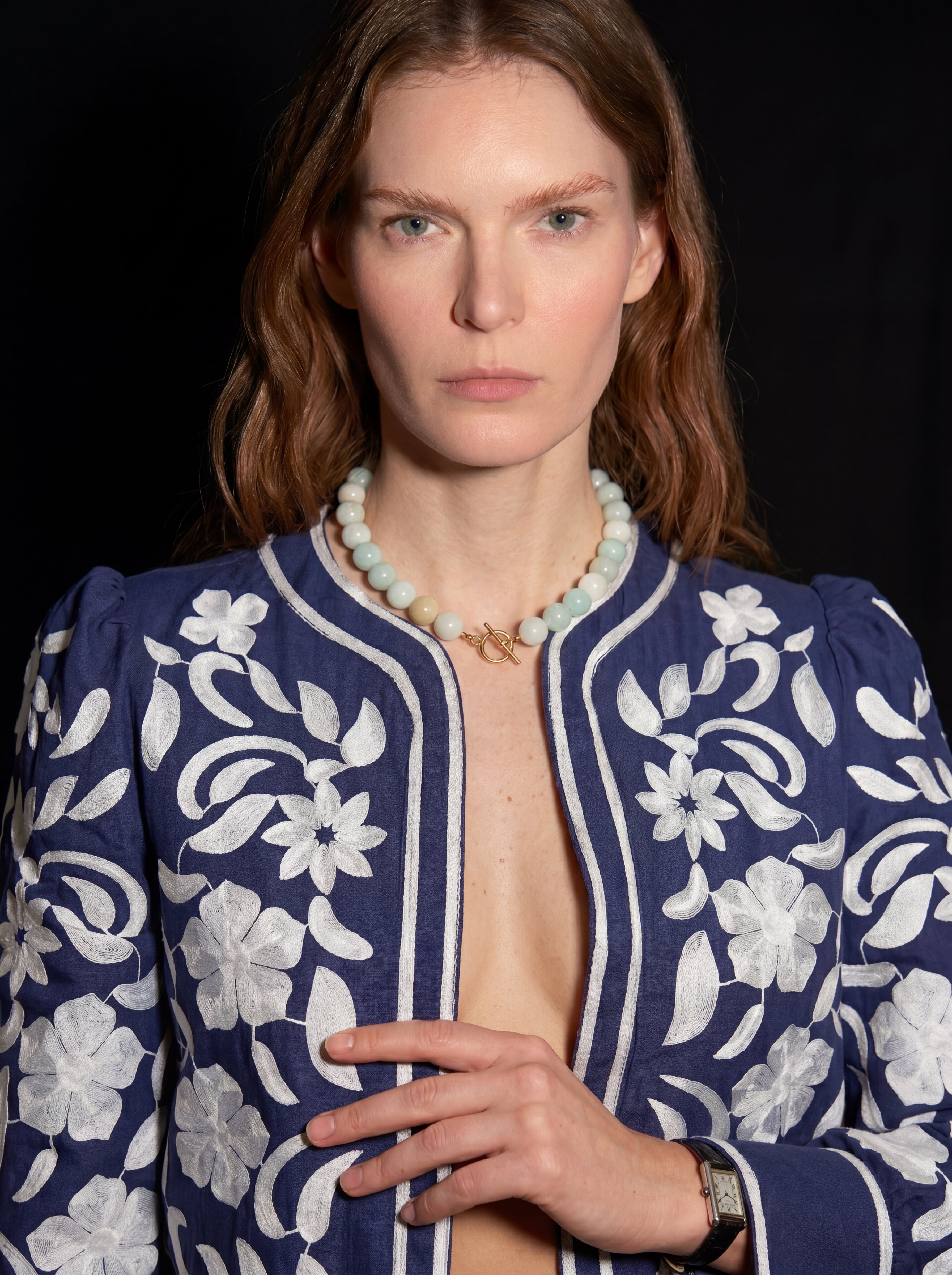 MATIERE ROUGE CORAL NECKLACE
