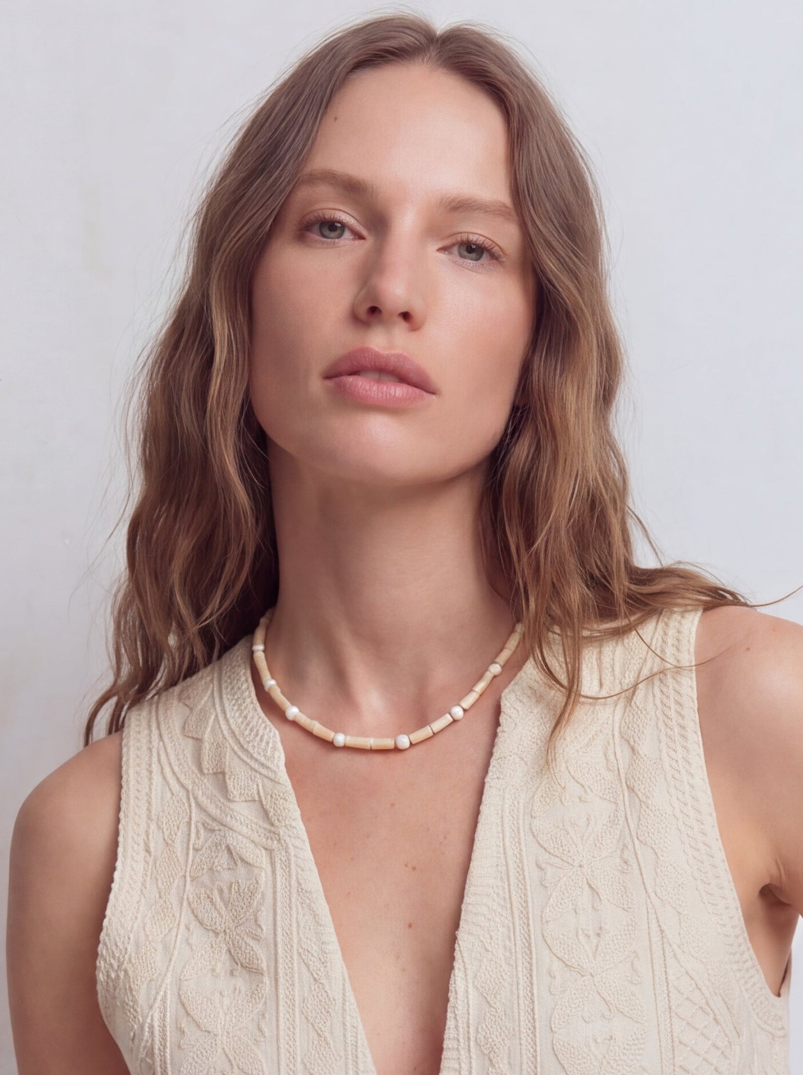MATIERE ROUGE CORAL NECKLACE