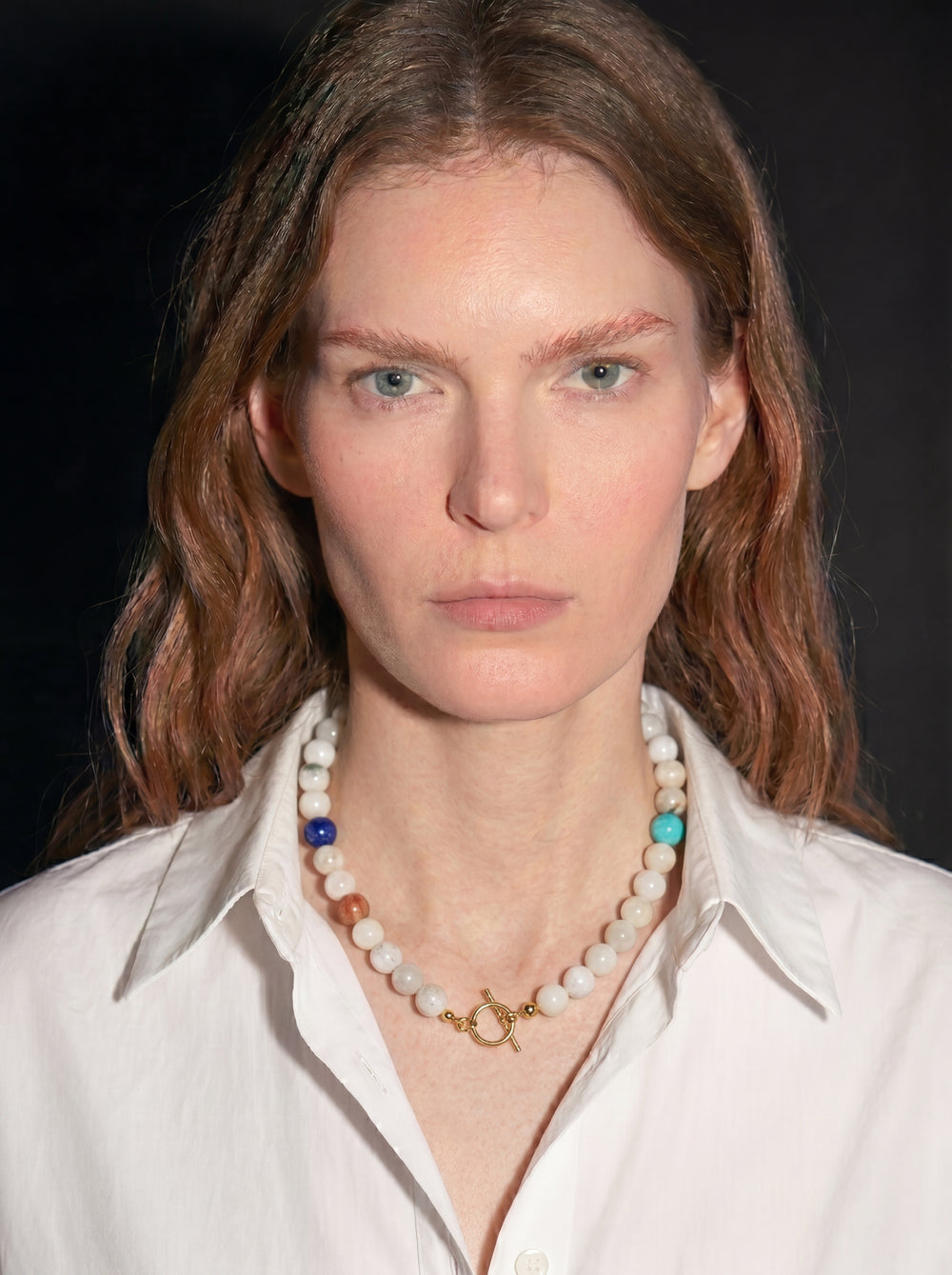 MATIERE ROUGE CORAL NECKLACE