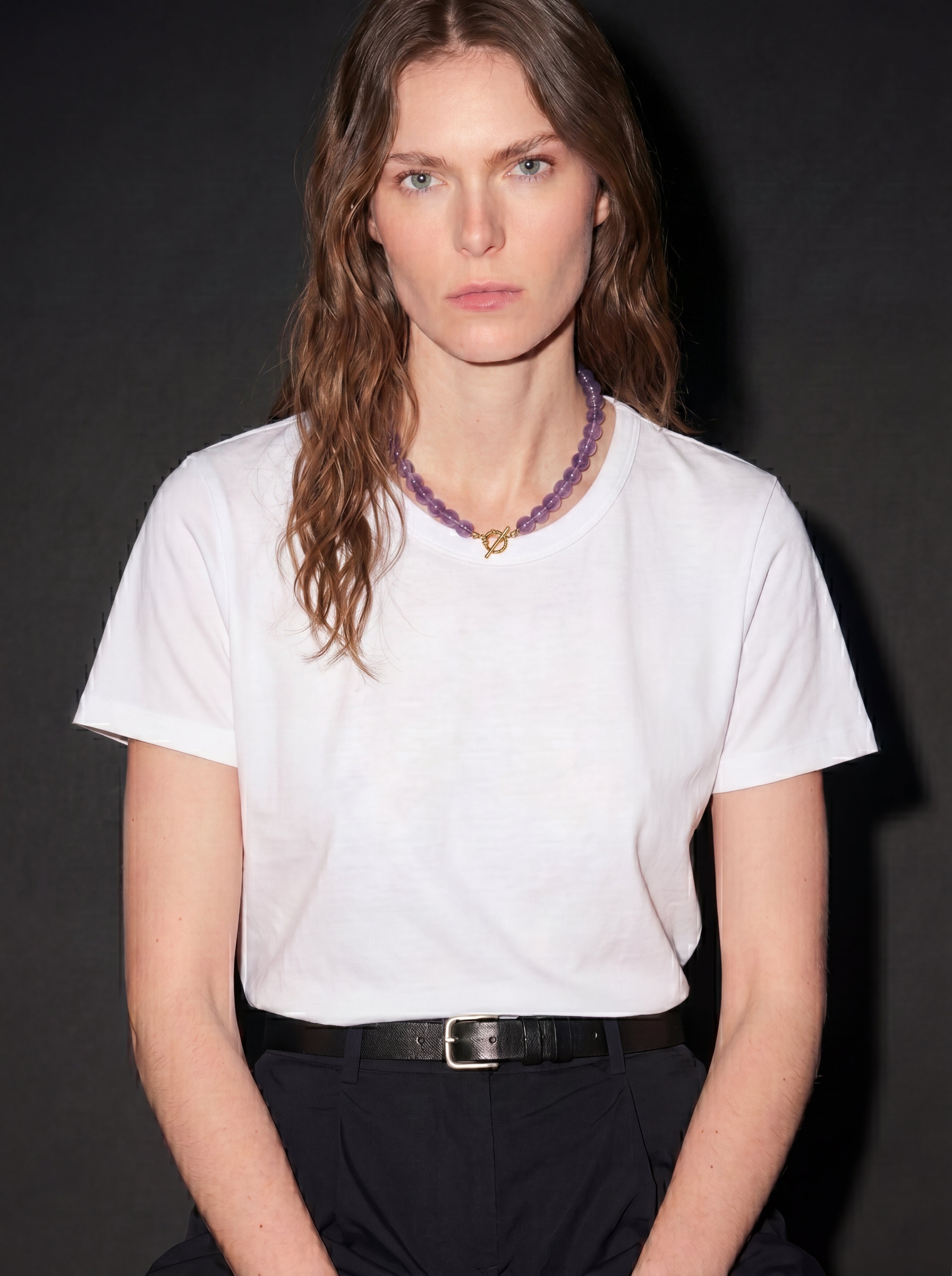MATIERE ROUGE CORAL NECKLACE