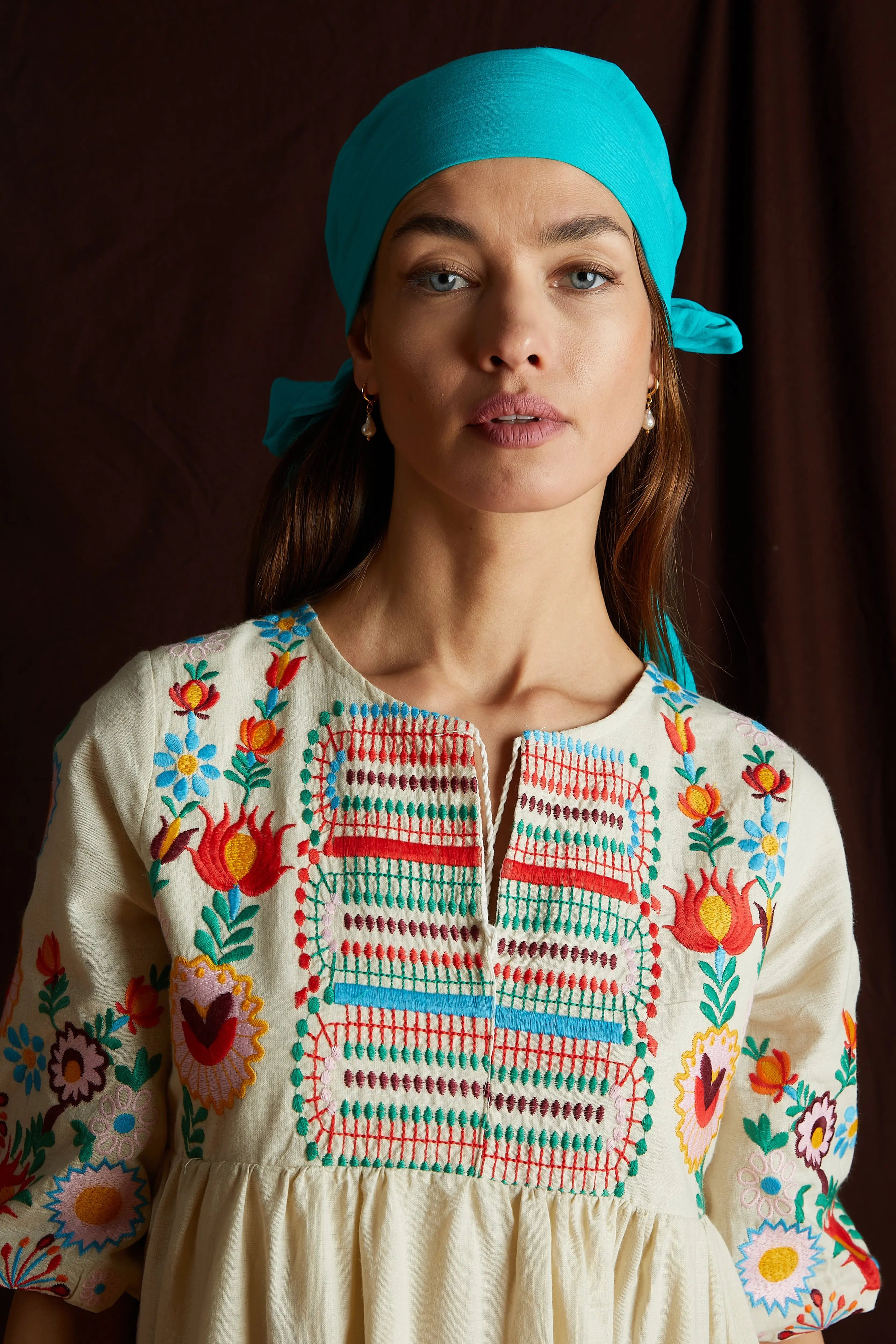 Aegean Blue Organik Pamuk Handmade al HARMONIOUS