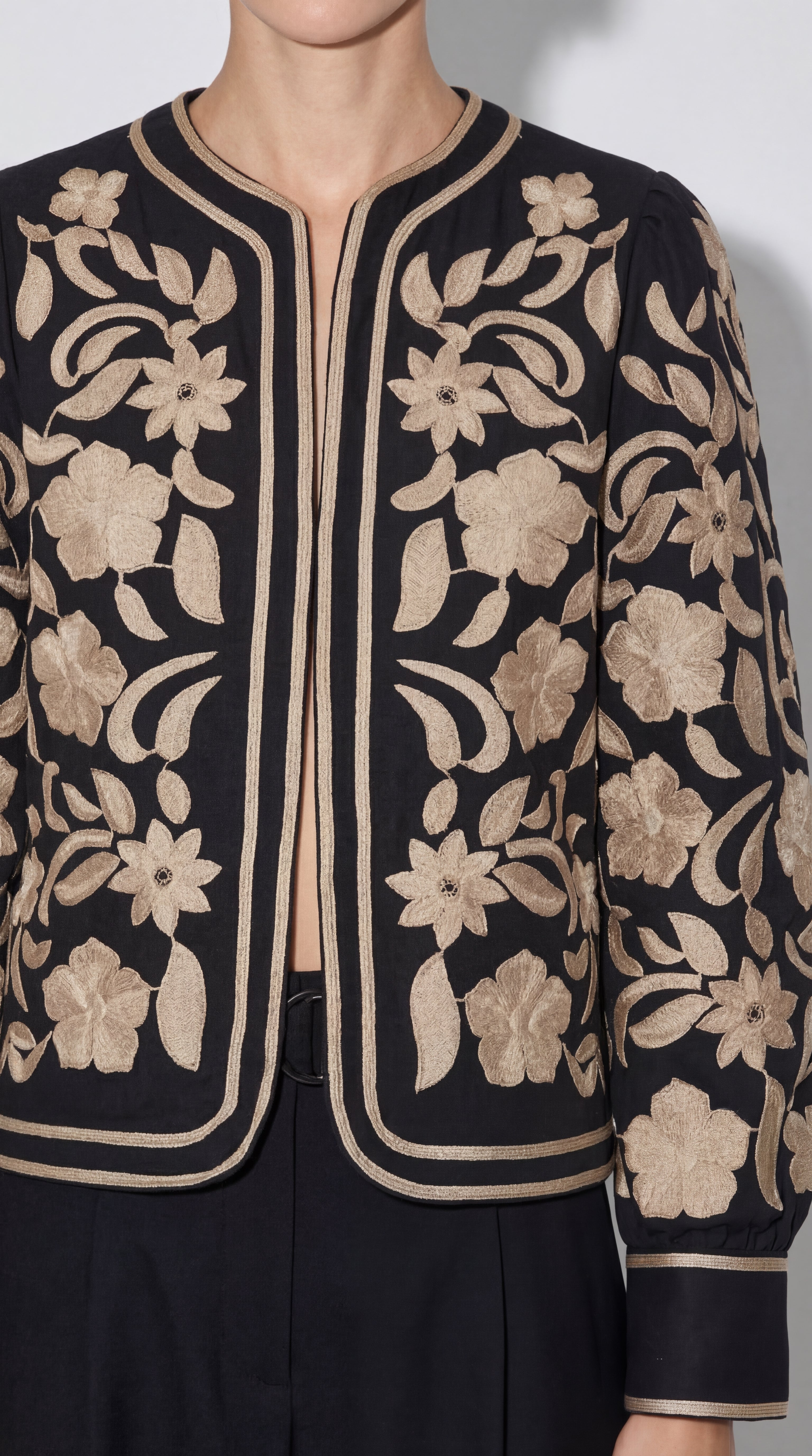 CLAIR DE ROSE EMBROIDERED SHIRT