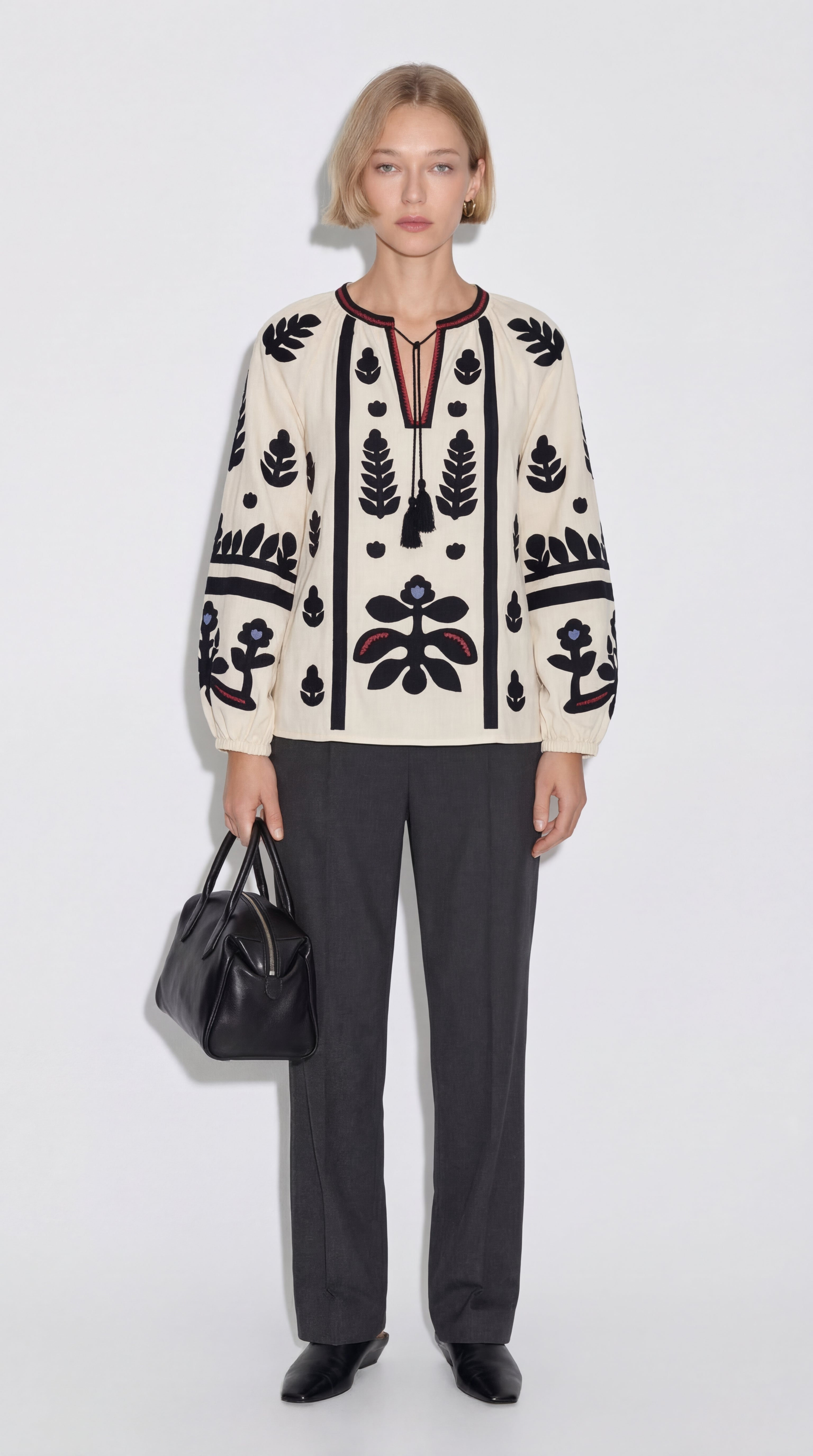 CAPE NAKISLI BLUZ KREM