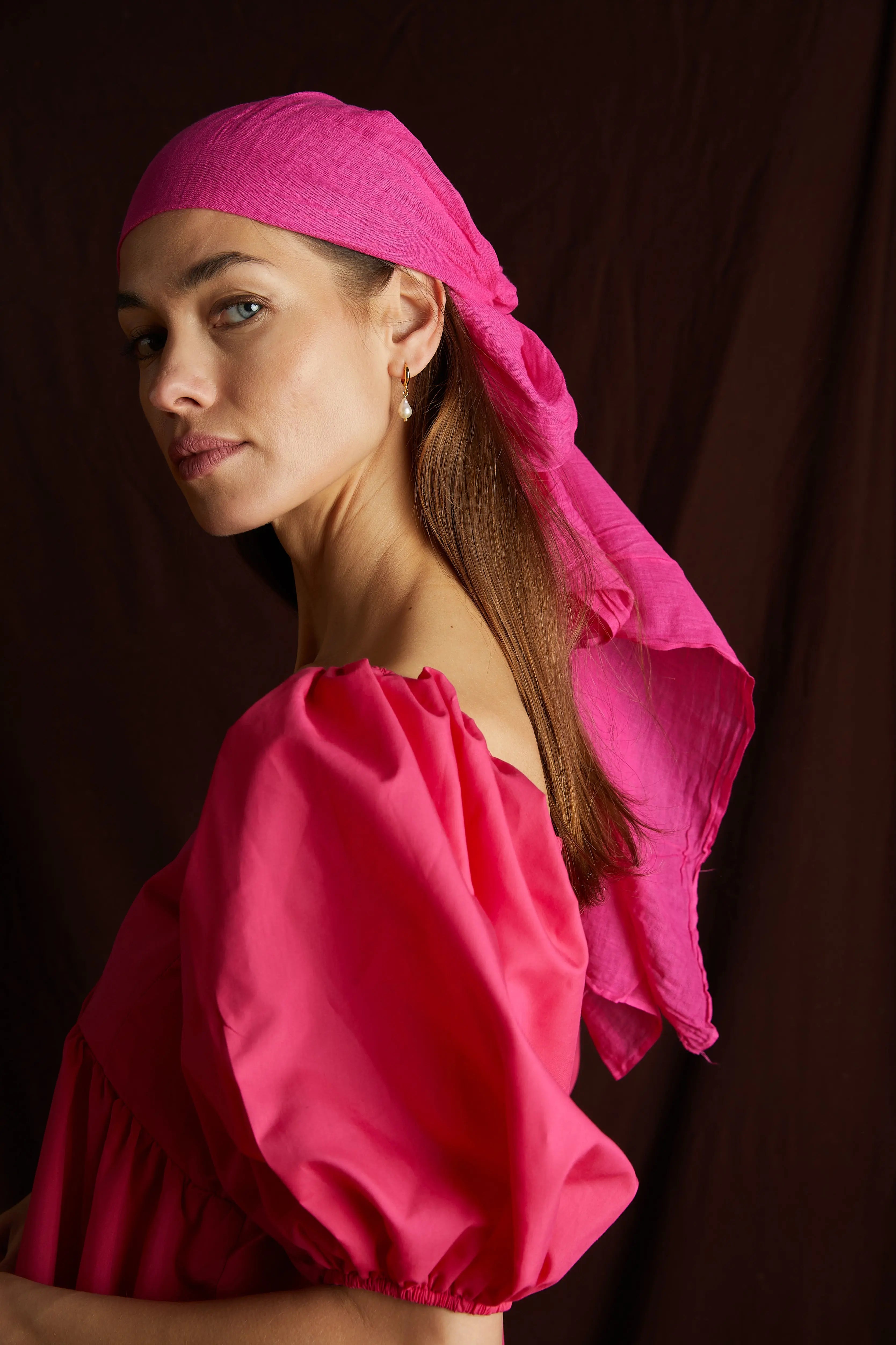 Cherry Pink Ultra Hafif Pembe Pareo - al HARMONIOUS