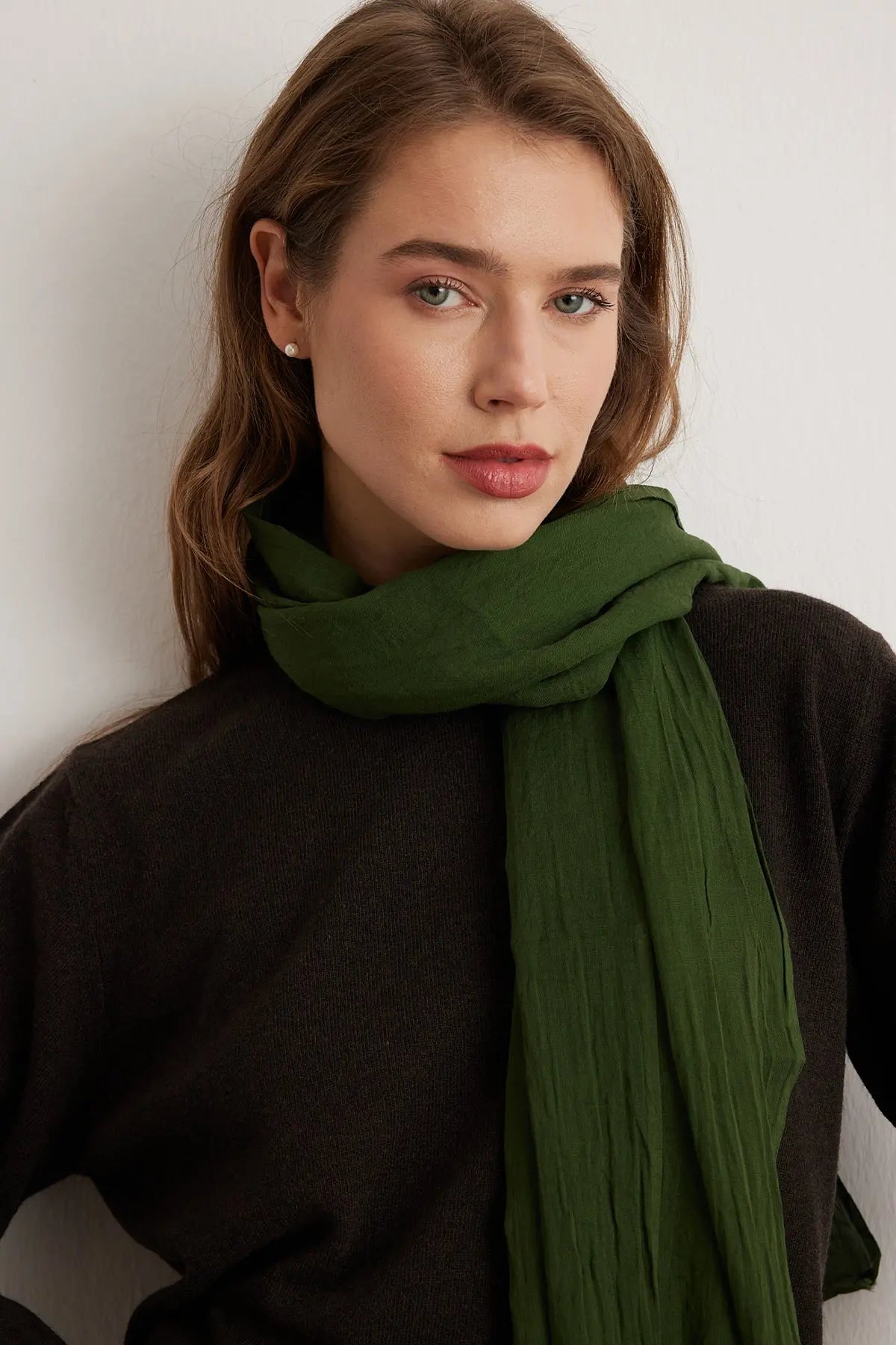 Çimen Organik Pamuk Handmade Şal HARMONIOUS