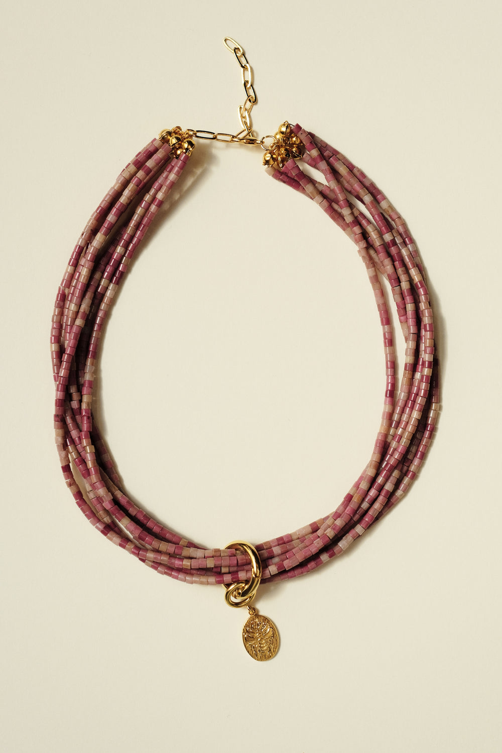MATIERE ROUGE CORAL NECKLACE