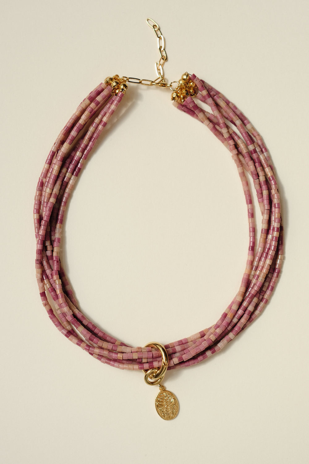 MATIERE ROUGE CORAL NECKLACE