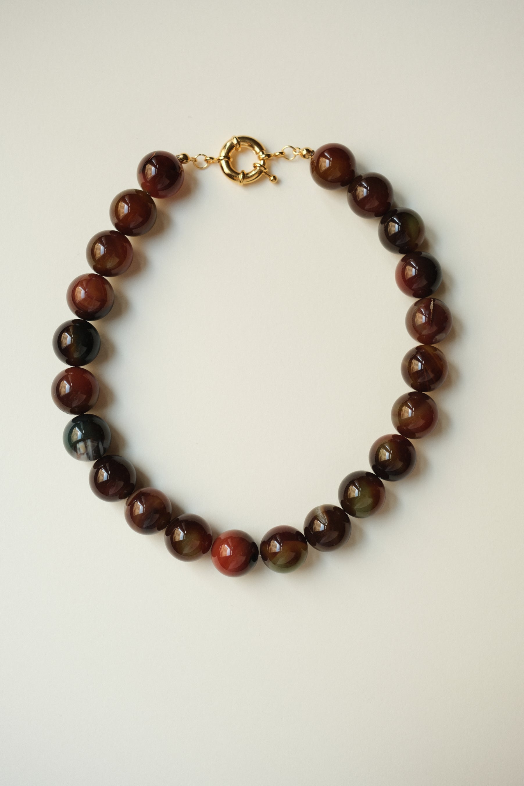 MATIERE ROUGE CORAL NECKLACE