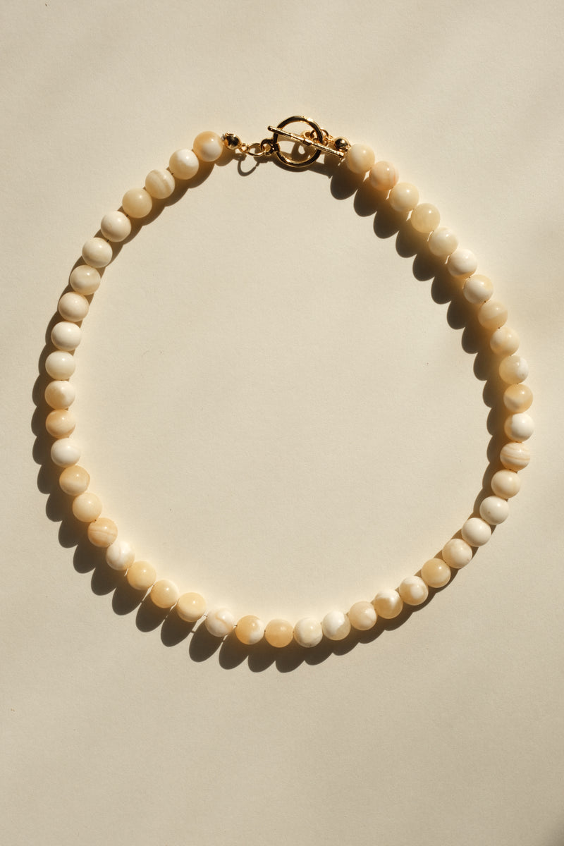 MATIERE ROUGE CORAL NECKLACE