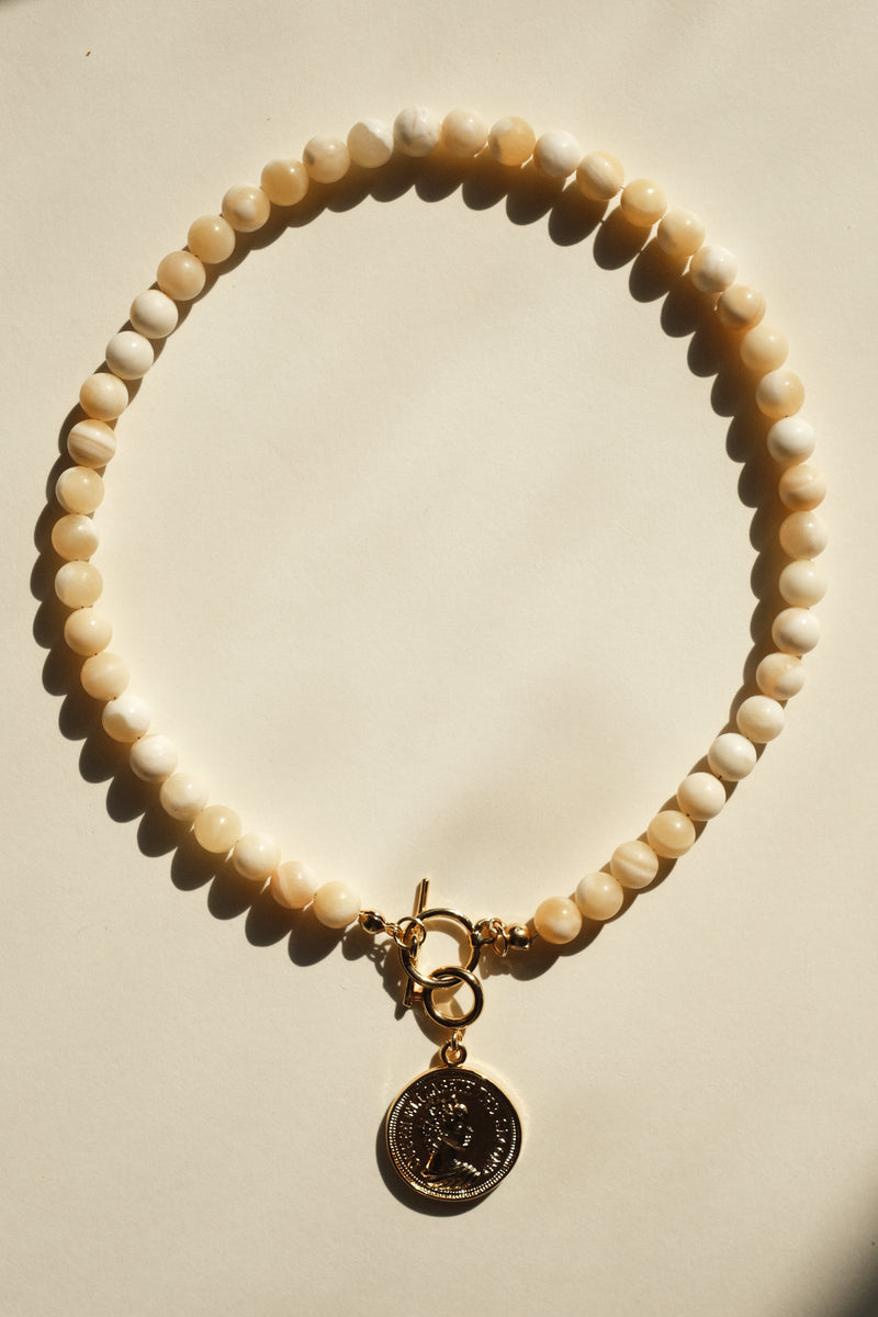 MATIERE ROUGE CORAL NECKLACE