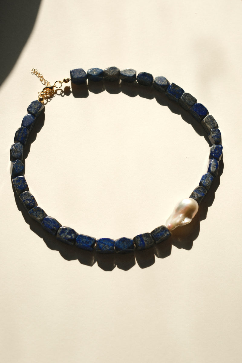 SAPPHIRUS LAPIS LAZULLI KOLYE