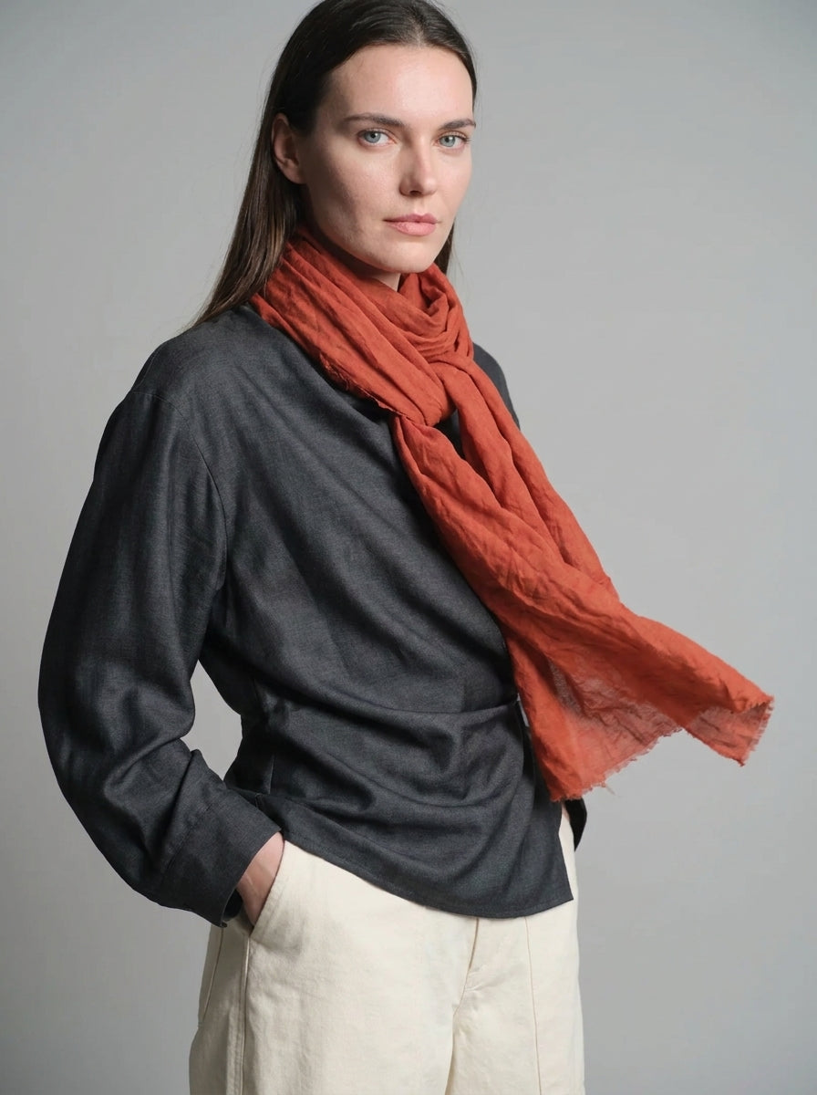 SOLEIL ROUGE ORGANIK PAMUK HANDMADE SAL