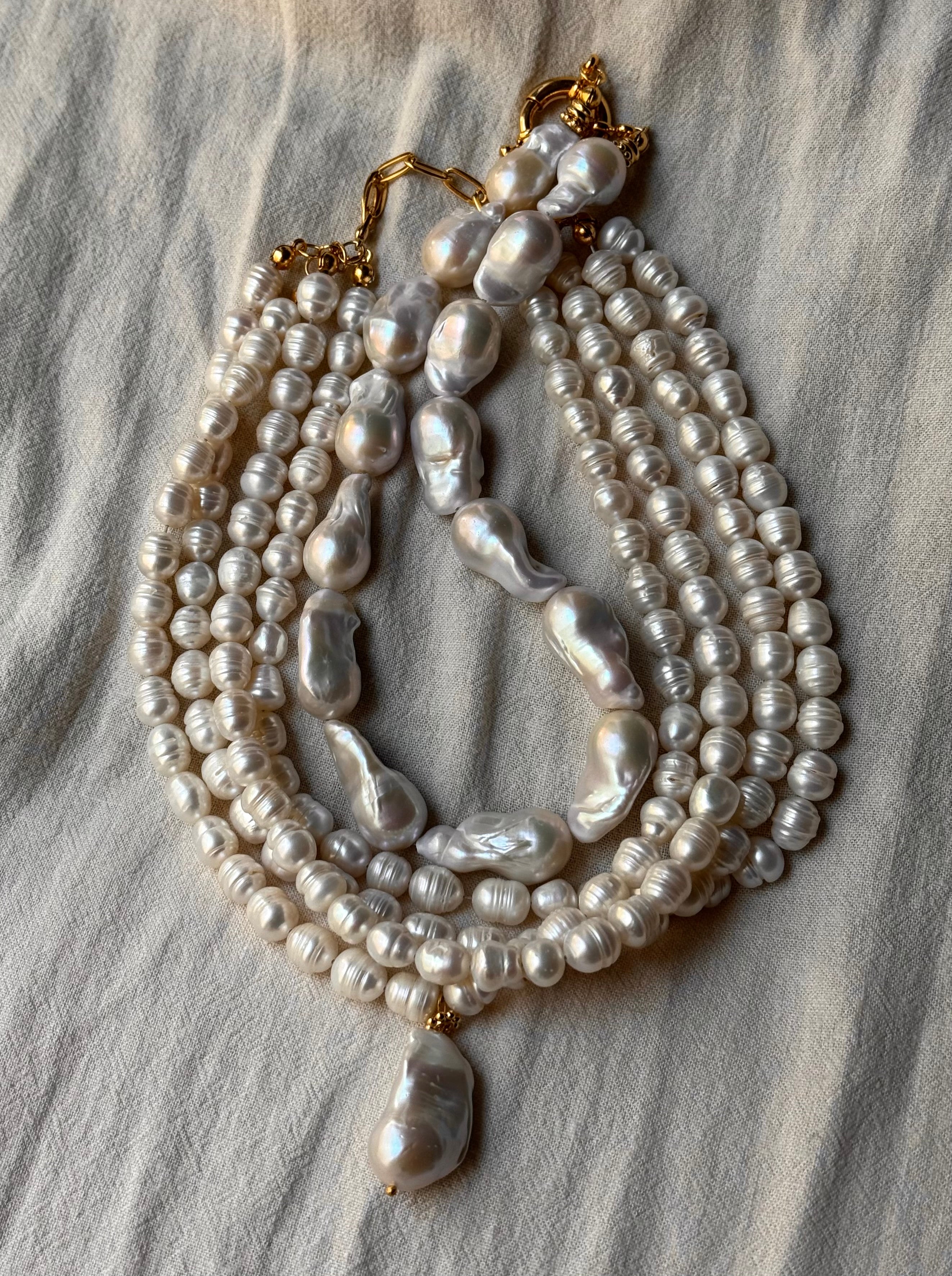 AMPHITRITE BAROK İNCİ KOLYE