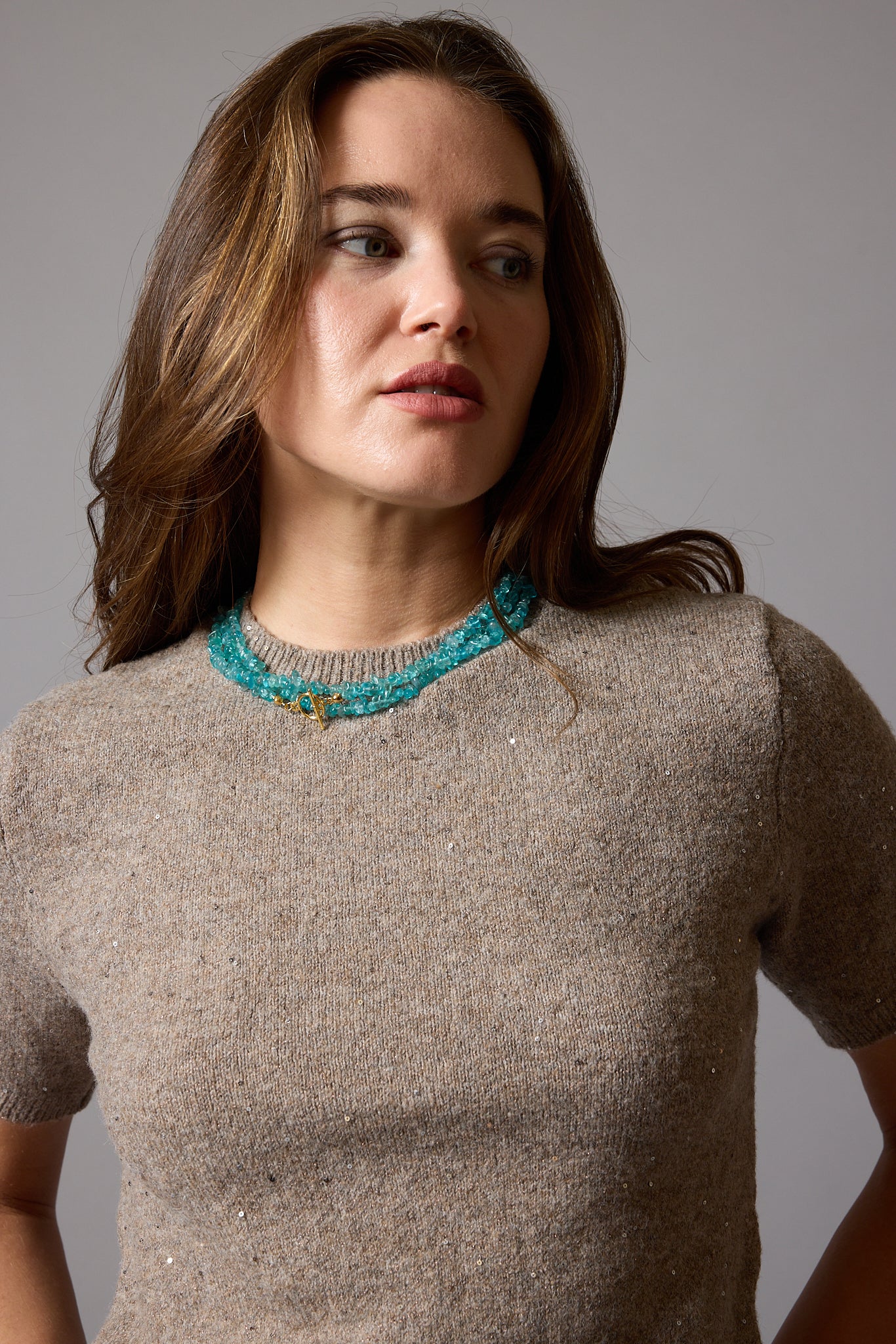 MATIERE ROUGE CORAL NECKLACE
