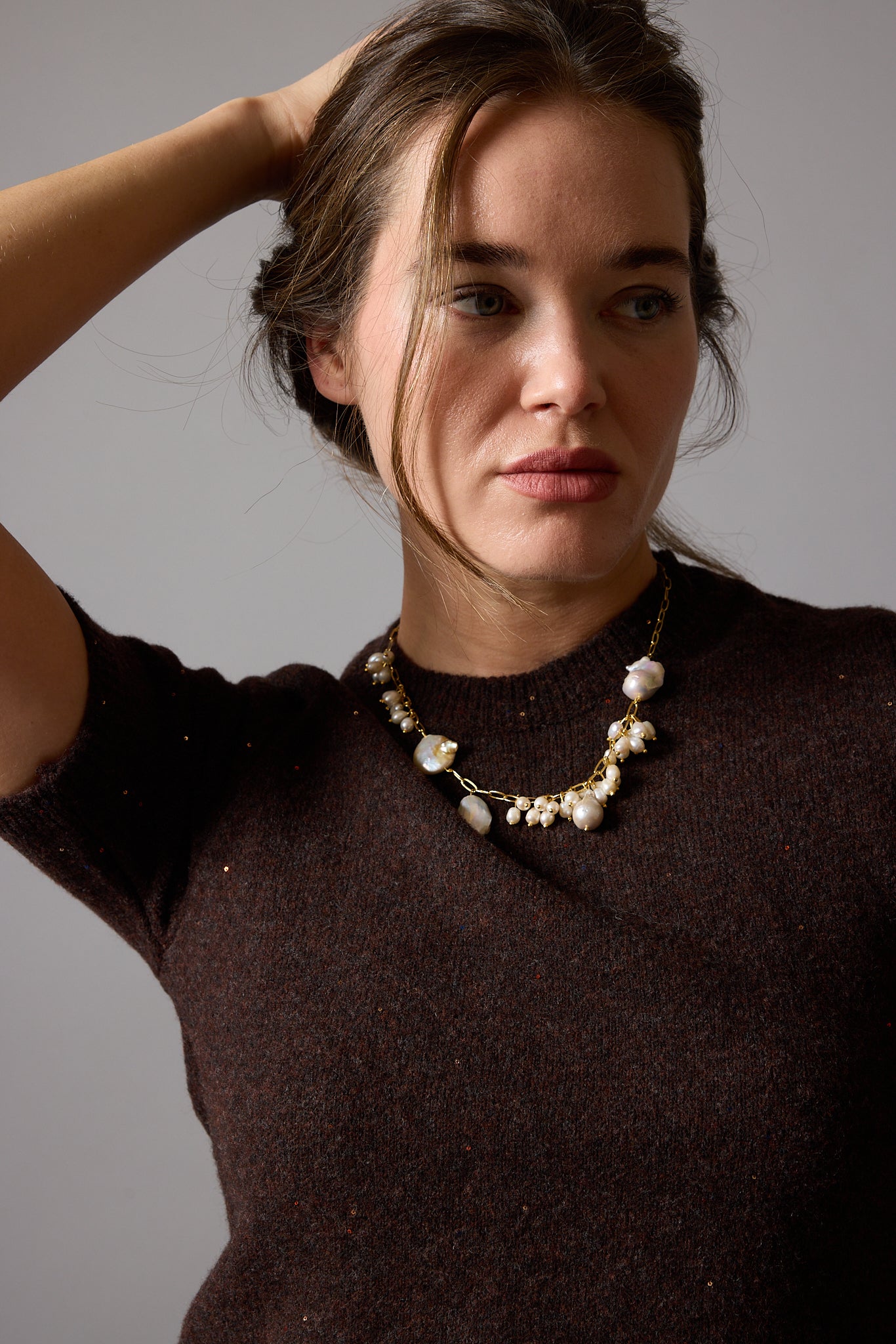 THEMIS BAROK İNCİ KOLYE