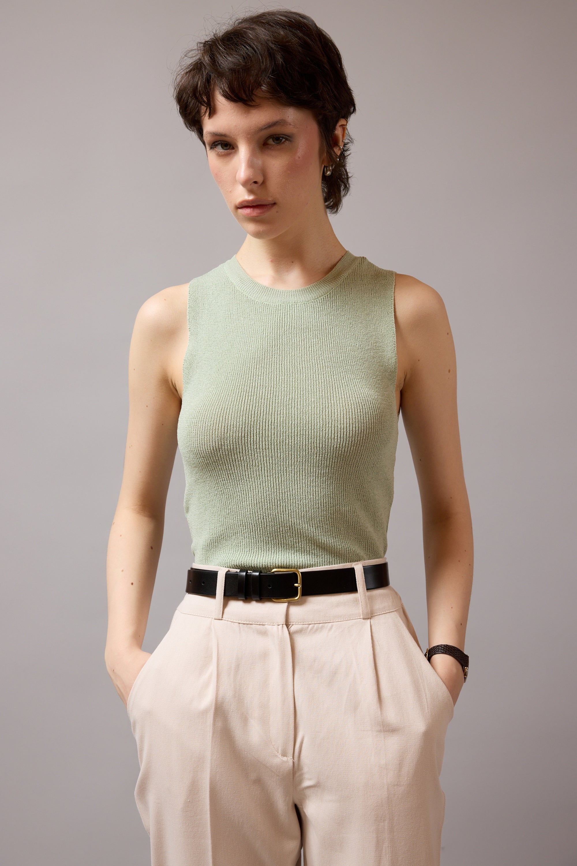 KOLSUZ DOKUMA TRIKO MINT