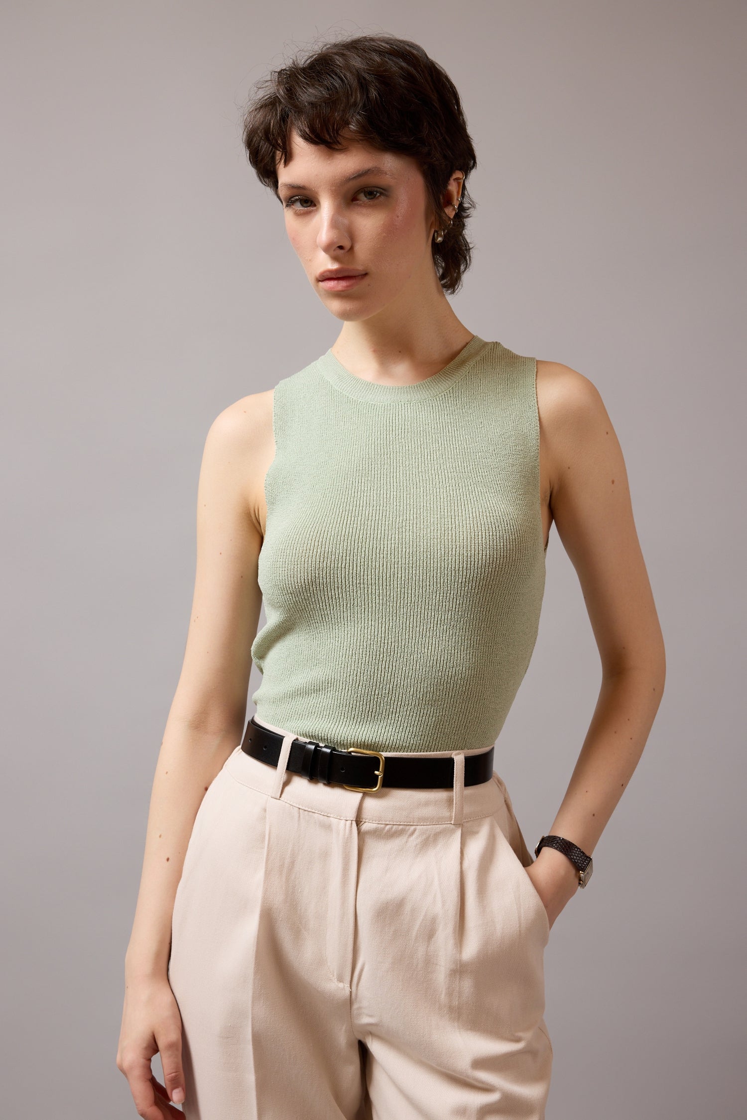 KOLSUZ DOKUMA TRIKO MINT