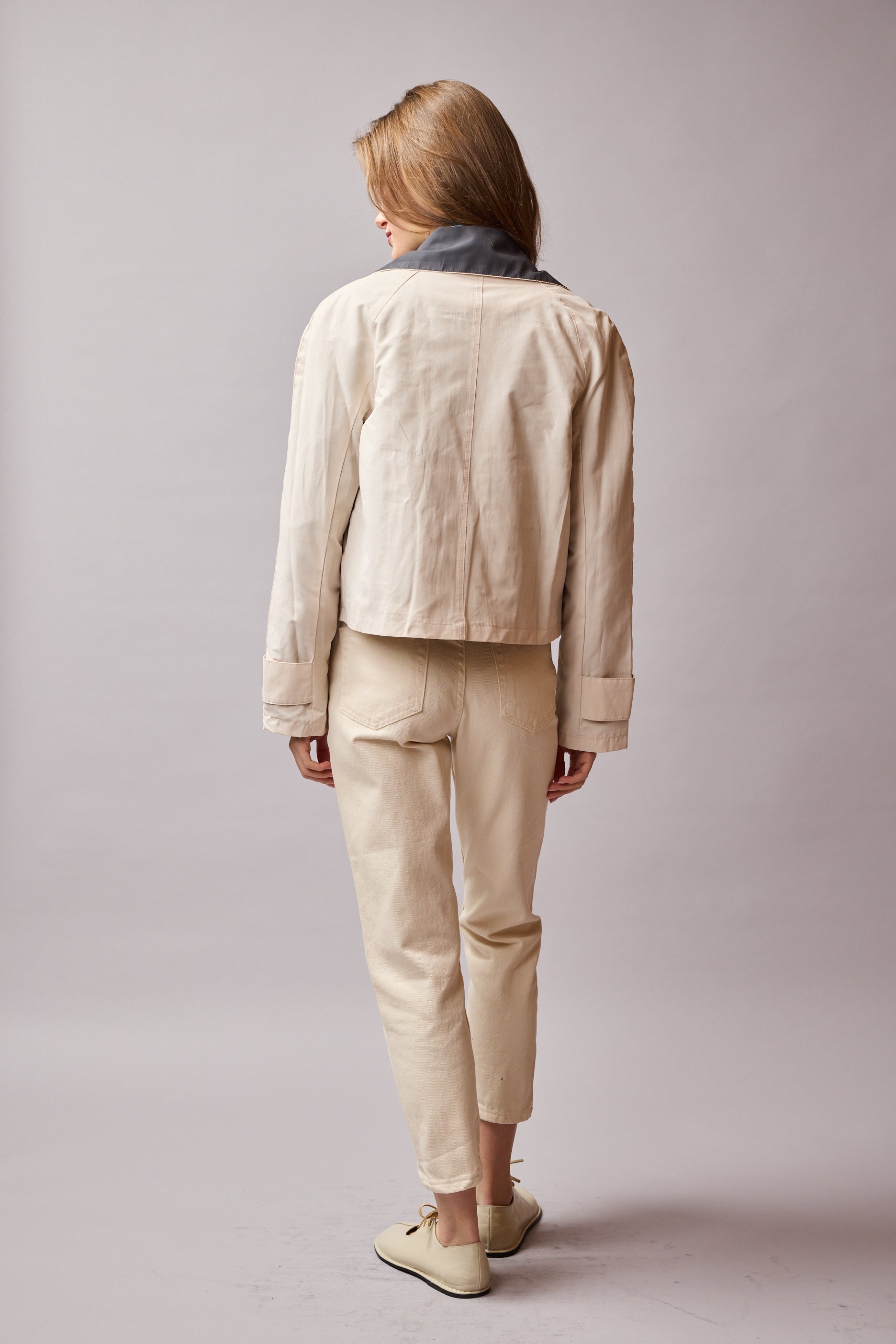 KAPAKLI CEPLI FERMUARLI CEKET TAS RENGI