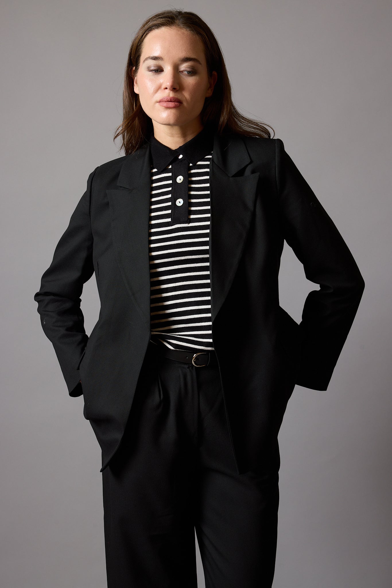 KLASİK KESIM BLAZER CEKET SİYAH