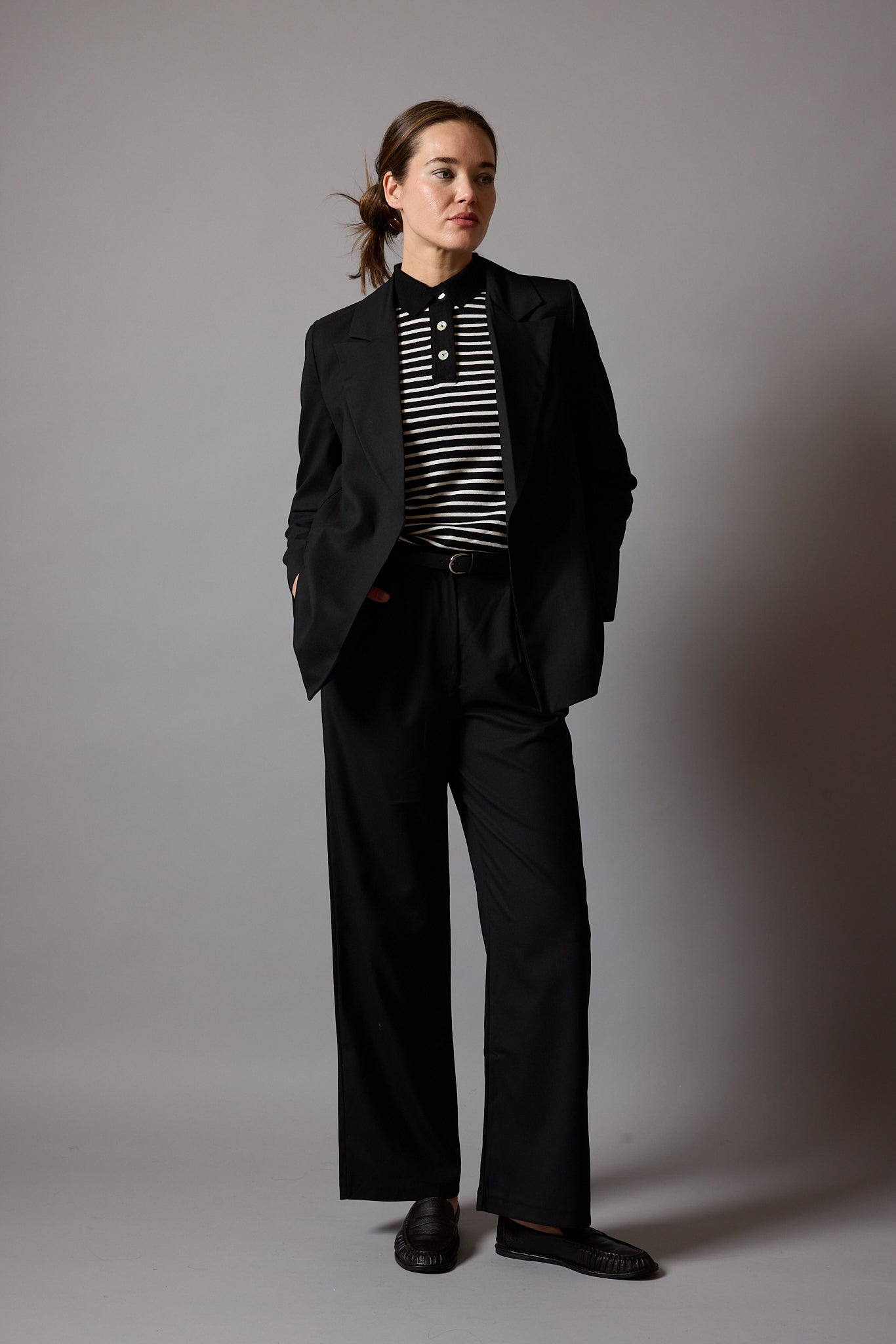KLASİK KESIM BLAZER CEKET SİYAH