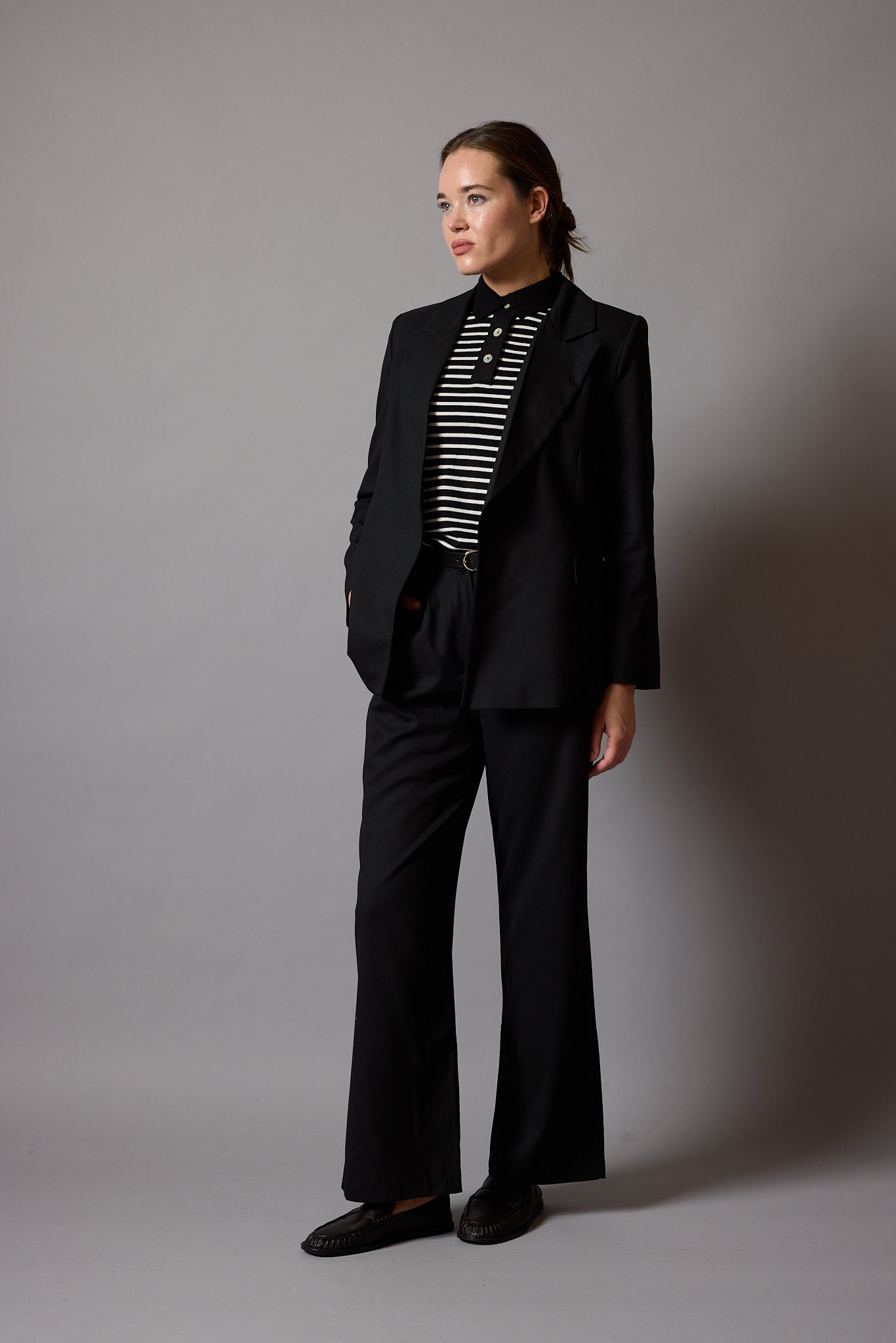KLASİK KESIM BLAZER CEKET SİYAH
