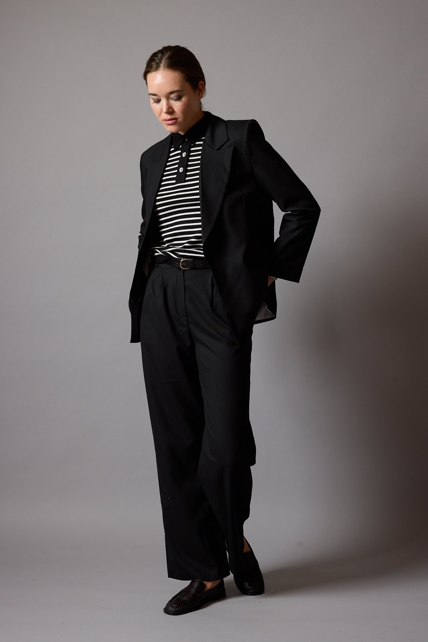 KLASİK KESIM BLAZER CEKET SİYAH