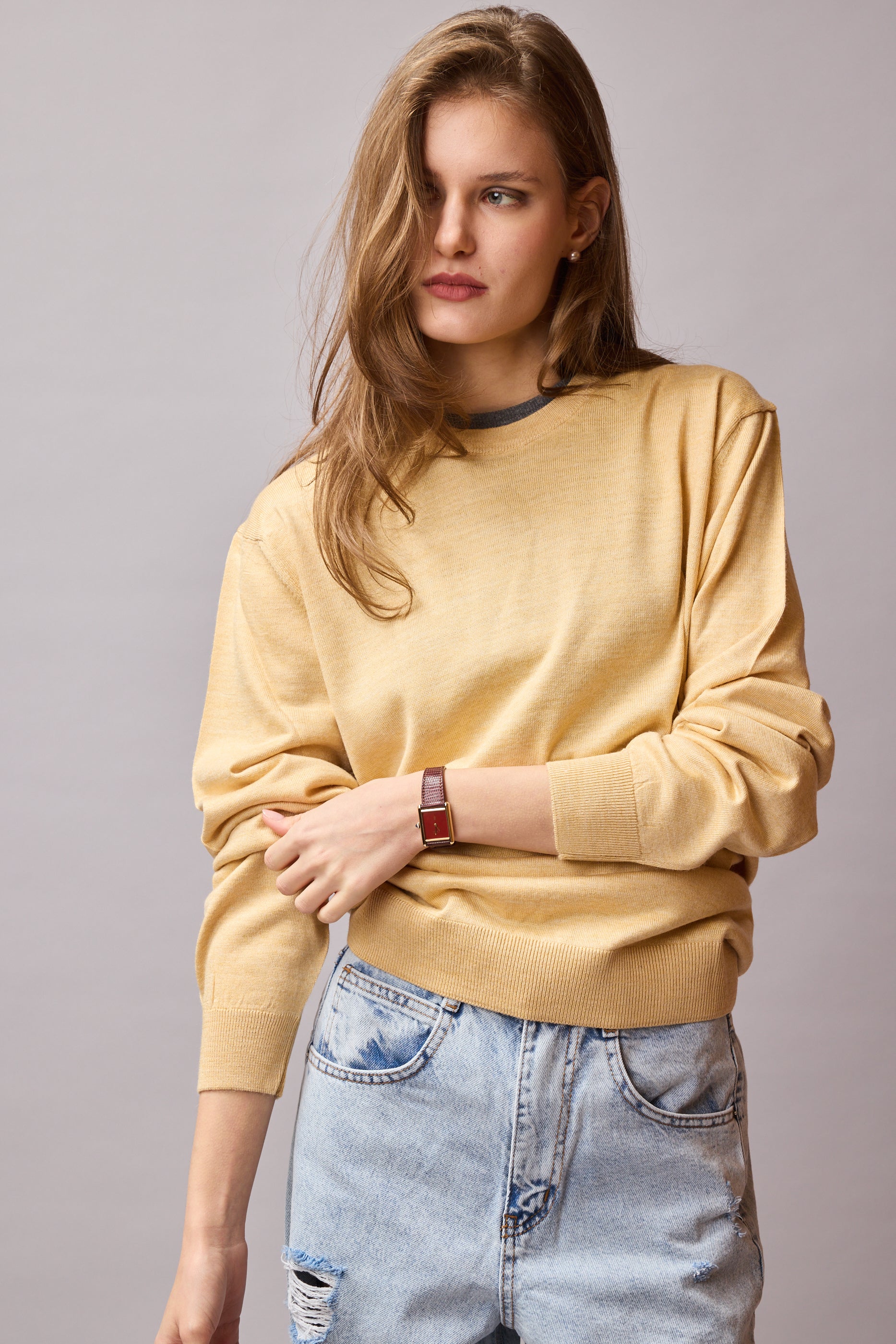 YUN BISIKLET YAKA UNISEX KAZAK BABY YELLOW