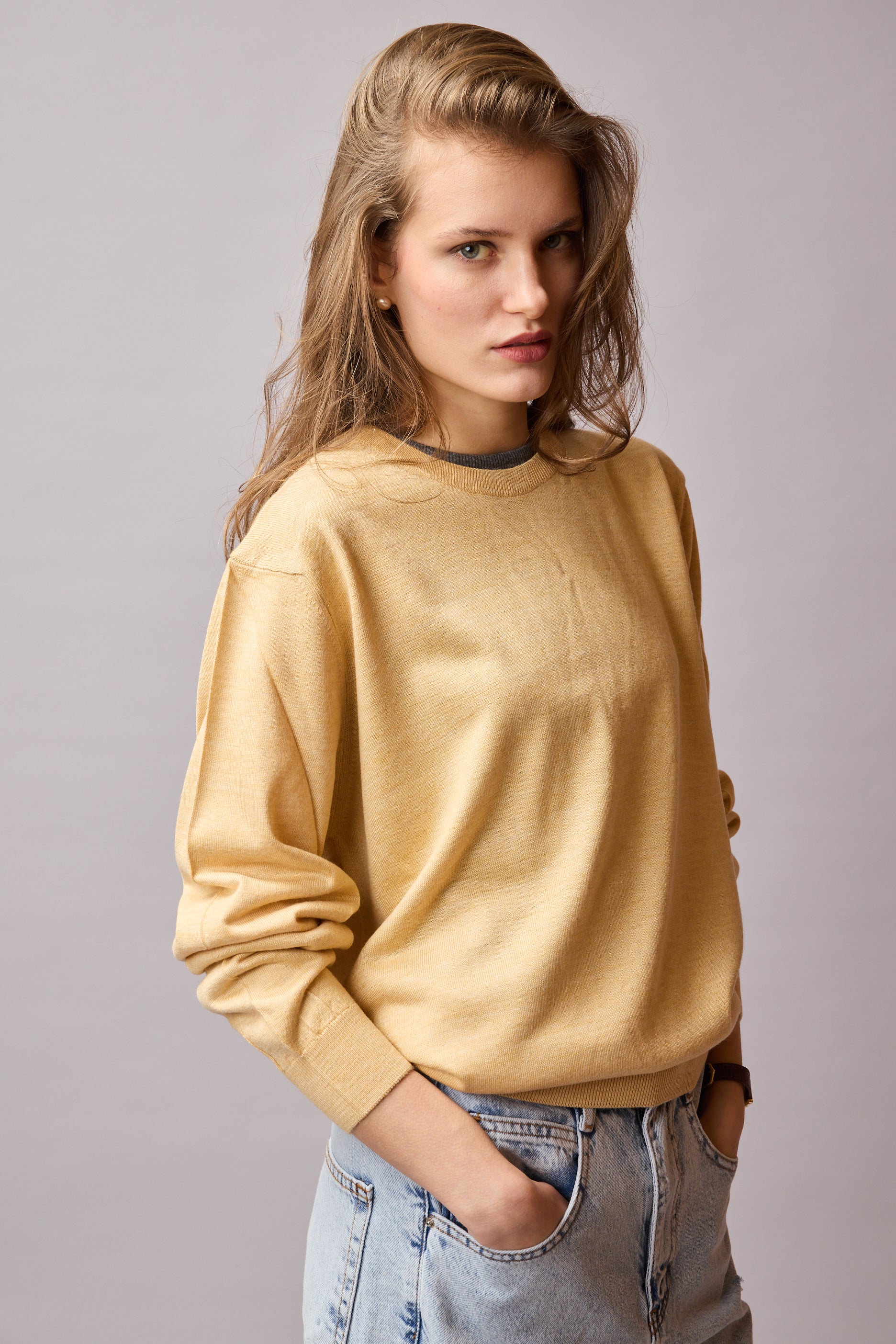 YUN BISIKLET YAKA UNISEX KAZAK BABY YELLOW
