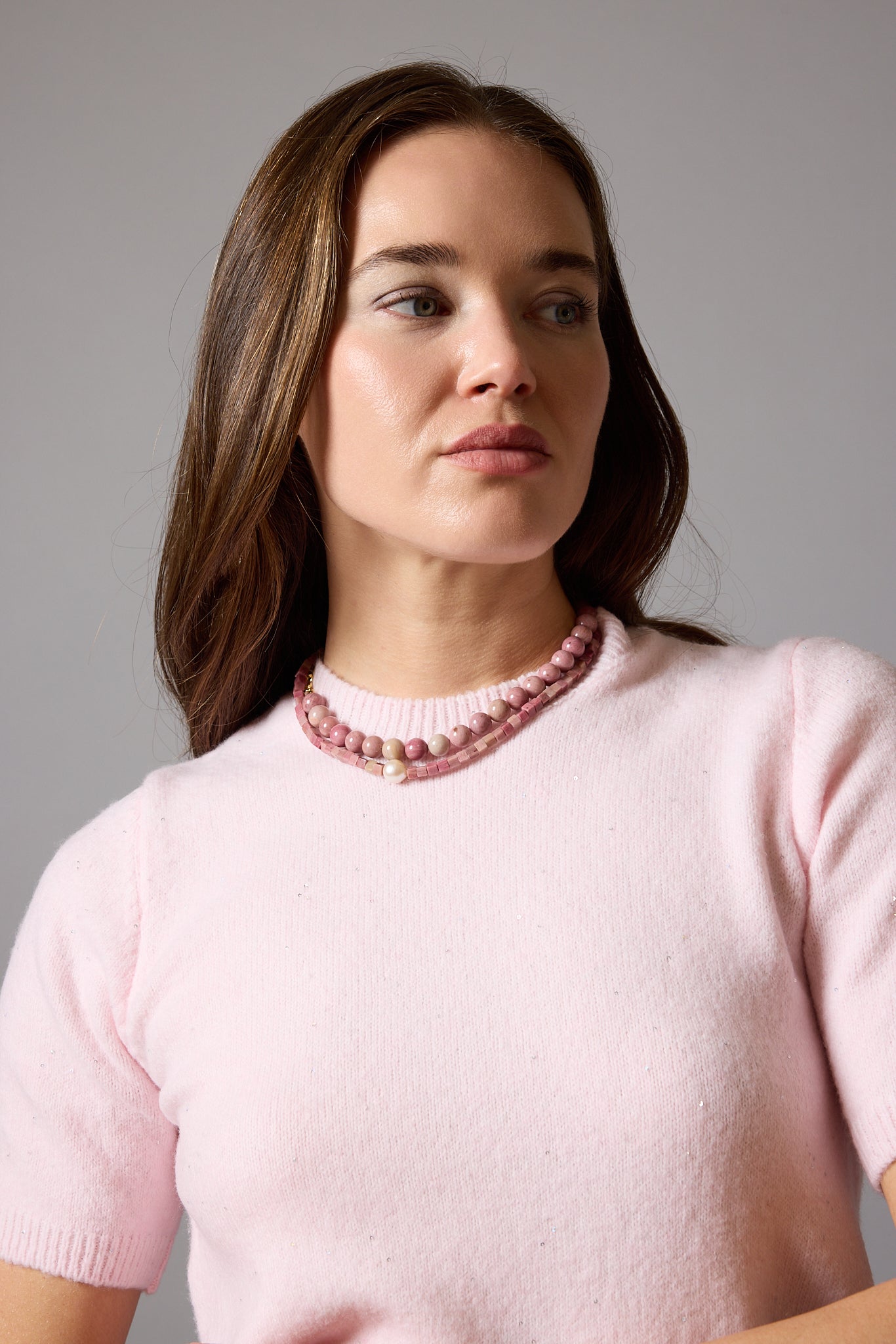 MATIERE ROUGE CORAL NECKLACE