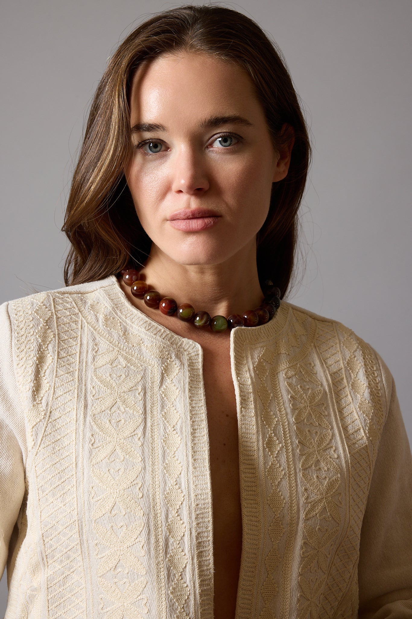 MATIERE ROUGE CORAL NECKLACE