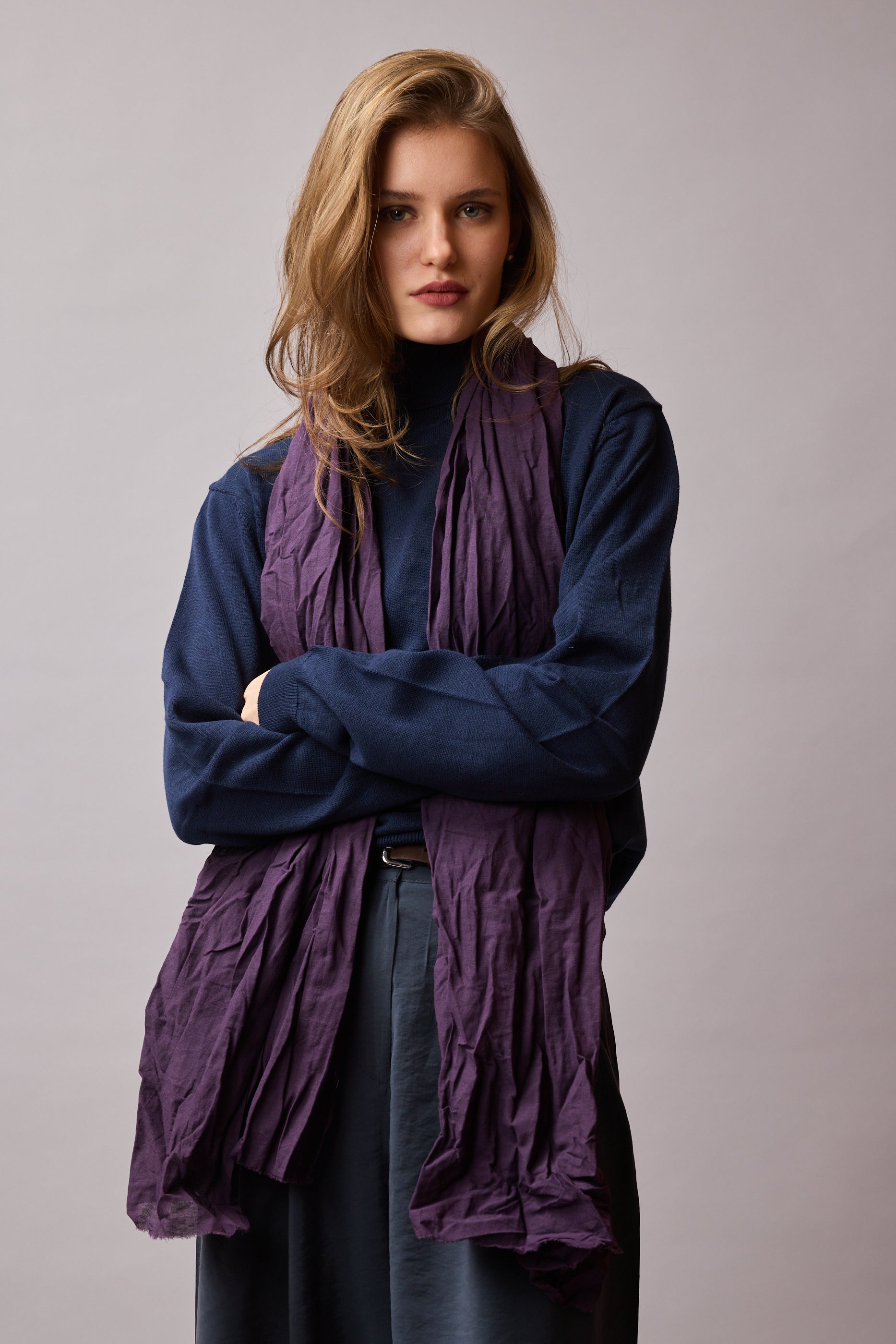 BLACK MULBERRY ORGANIK PAMUK HANDMADE SAL