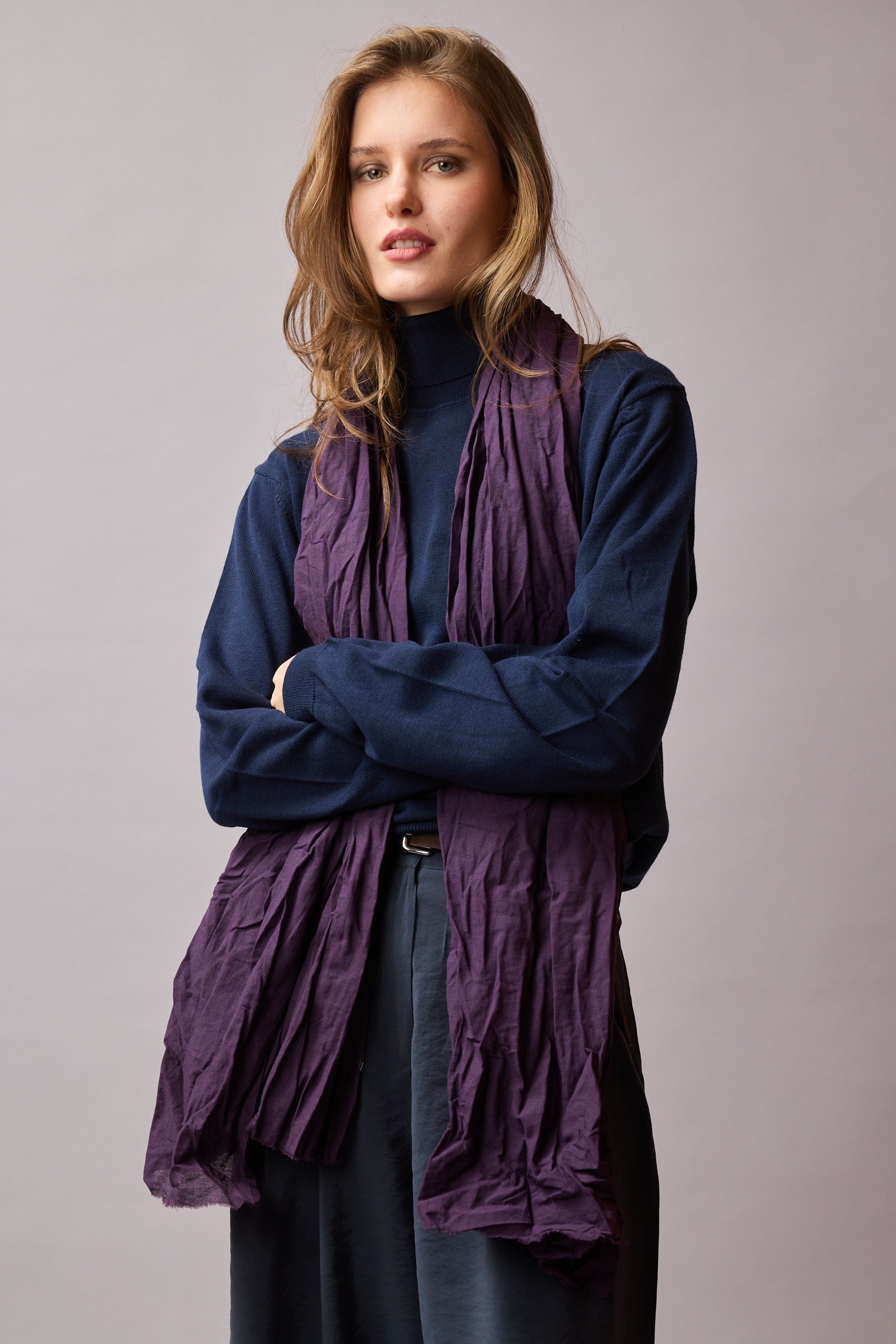 BLACK MULBERRY ORGANIK PAMUK HANDMADE SAL