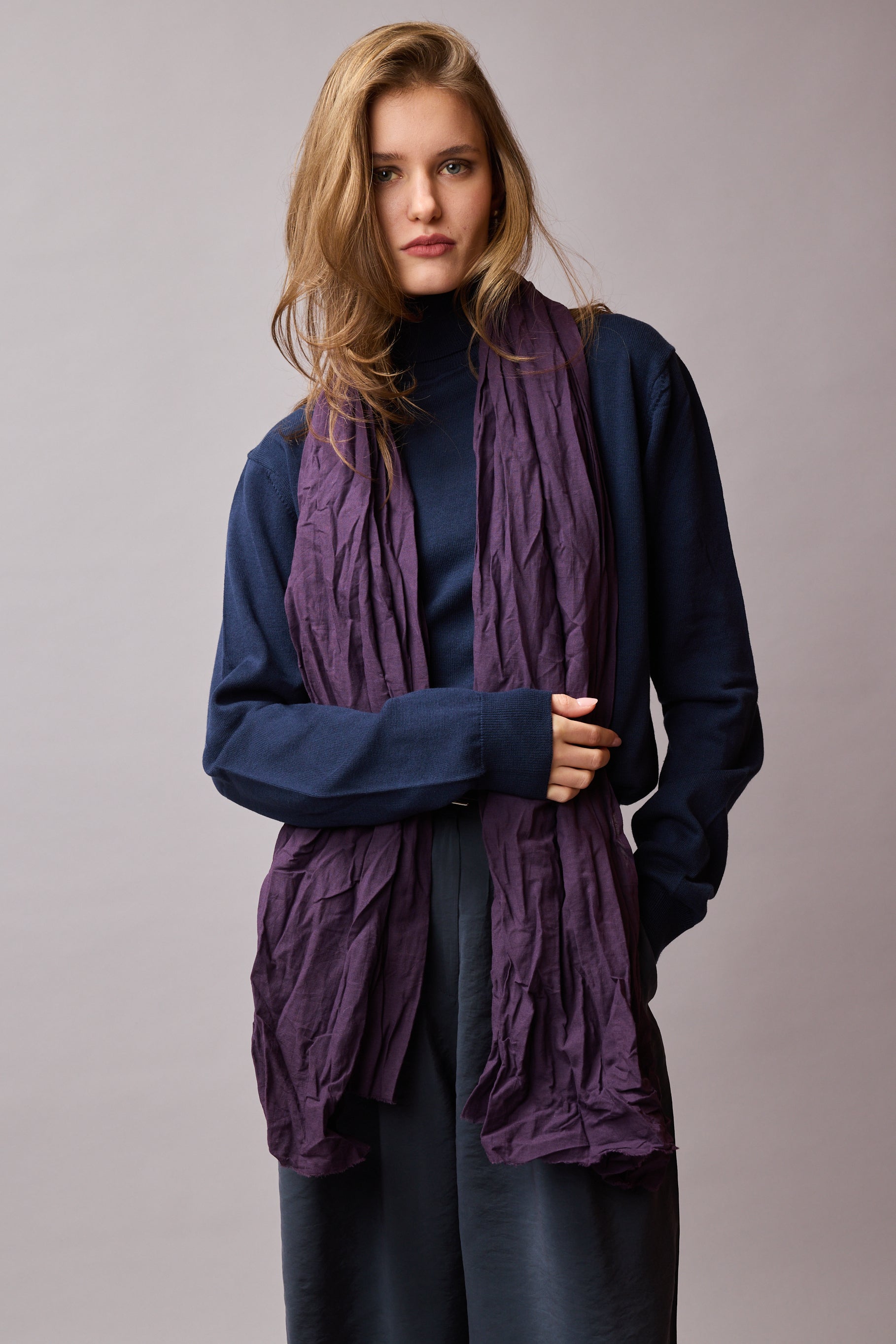 BLACK MULBERRY ORGANIK PAMUK HANDMADE SAL