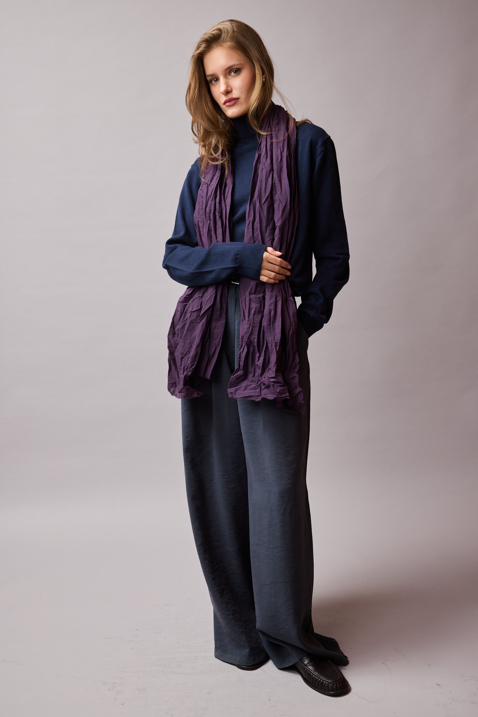 BLACK MULBERRY ORGANIK PAMUK HANDMADE SAL