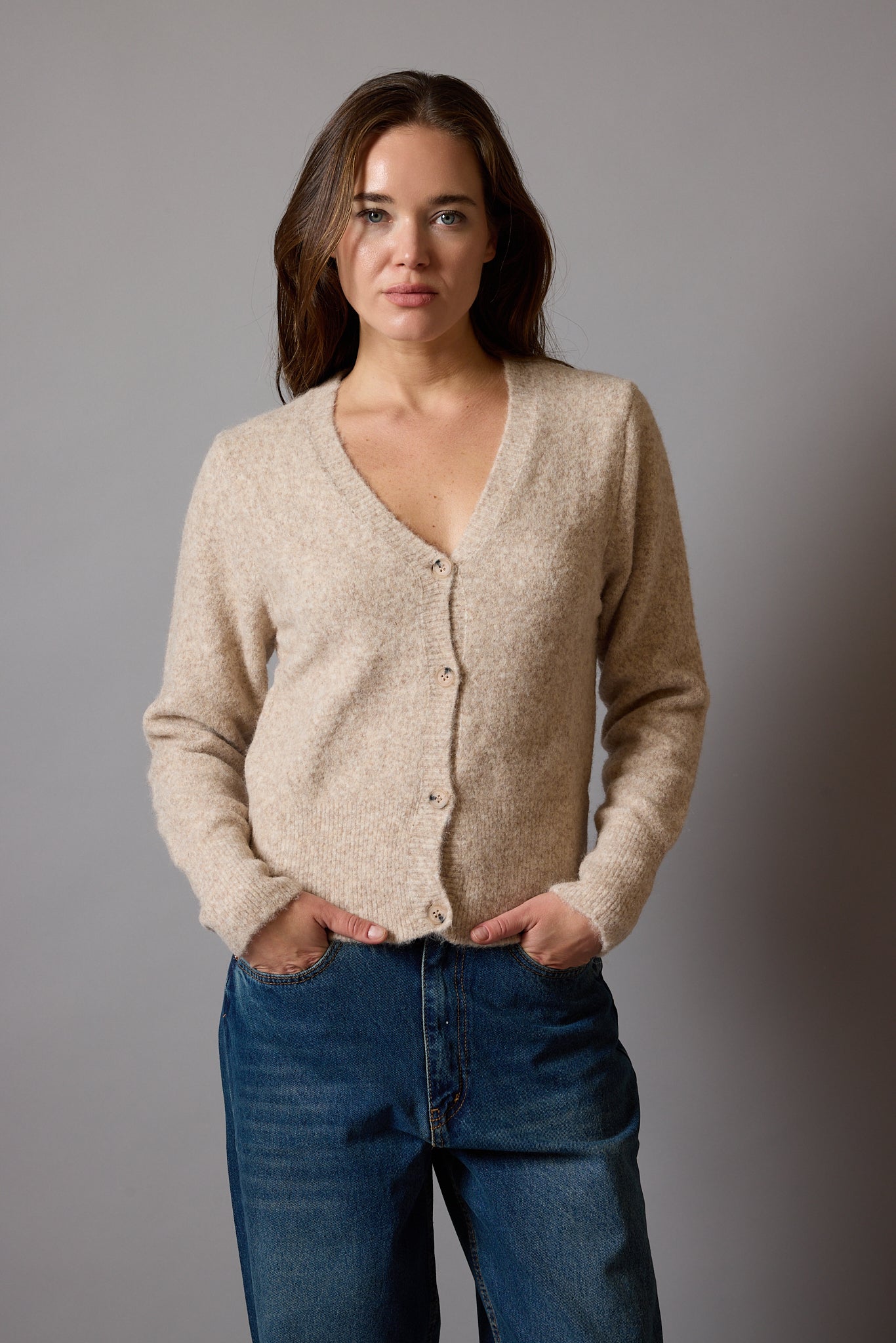 CREW NECK SOFT TEXTURED KNITWEAR CLARET RED