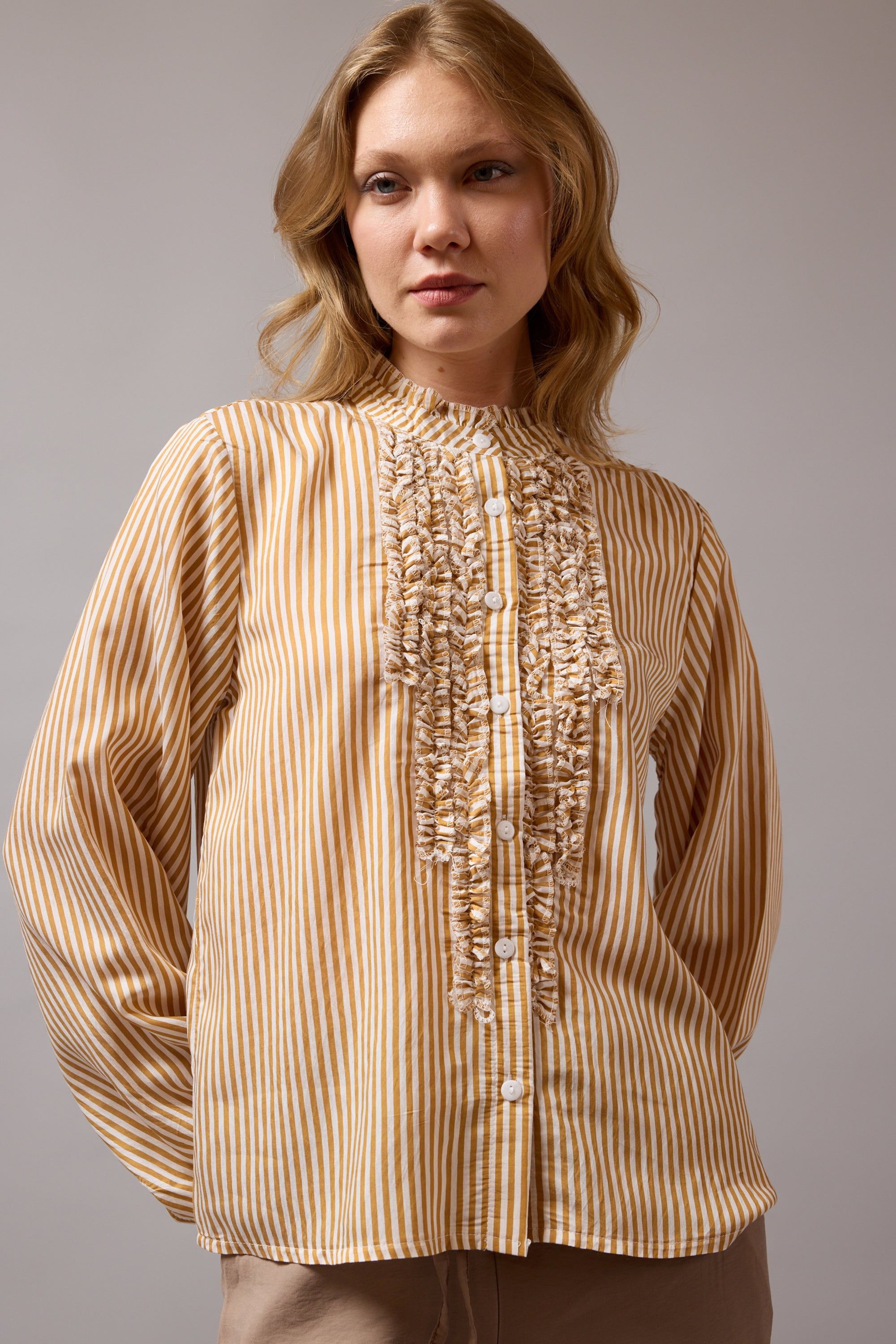 FLEUR FIRFIRLI GOMLEK YELLOW