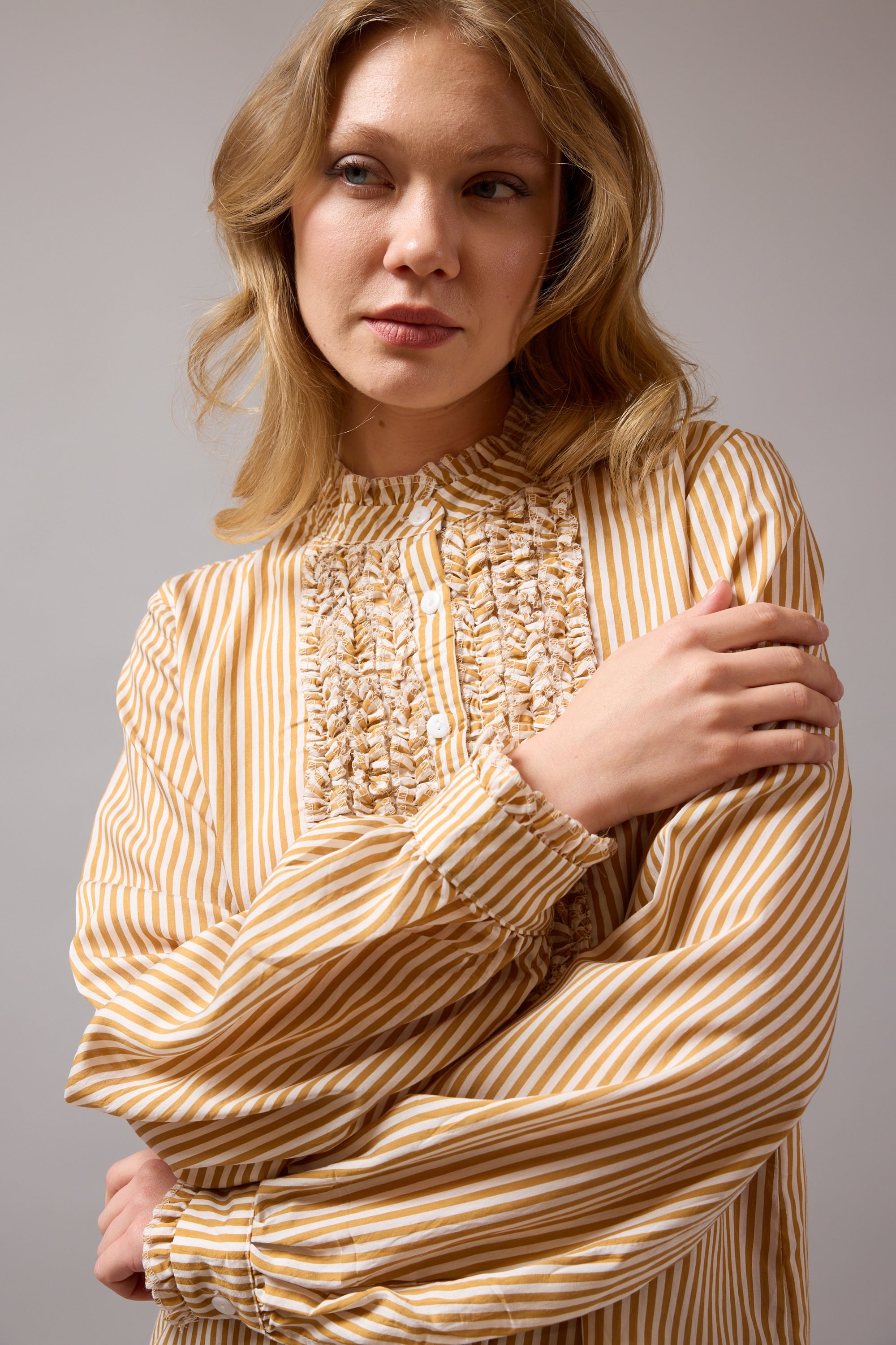 FLEUR FIRFIRLI GOMLEK YELLOW