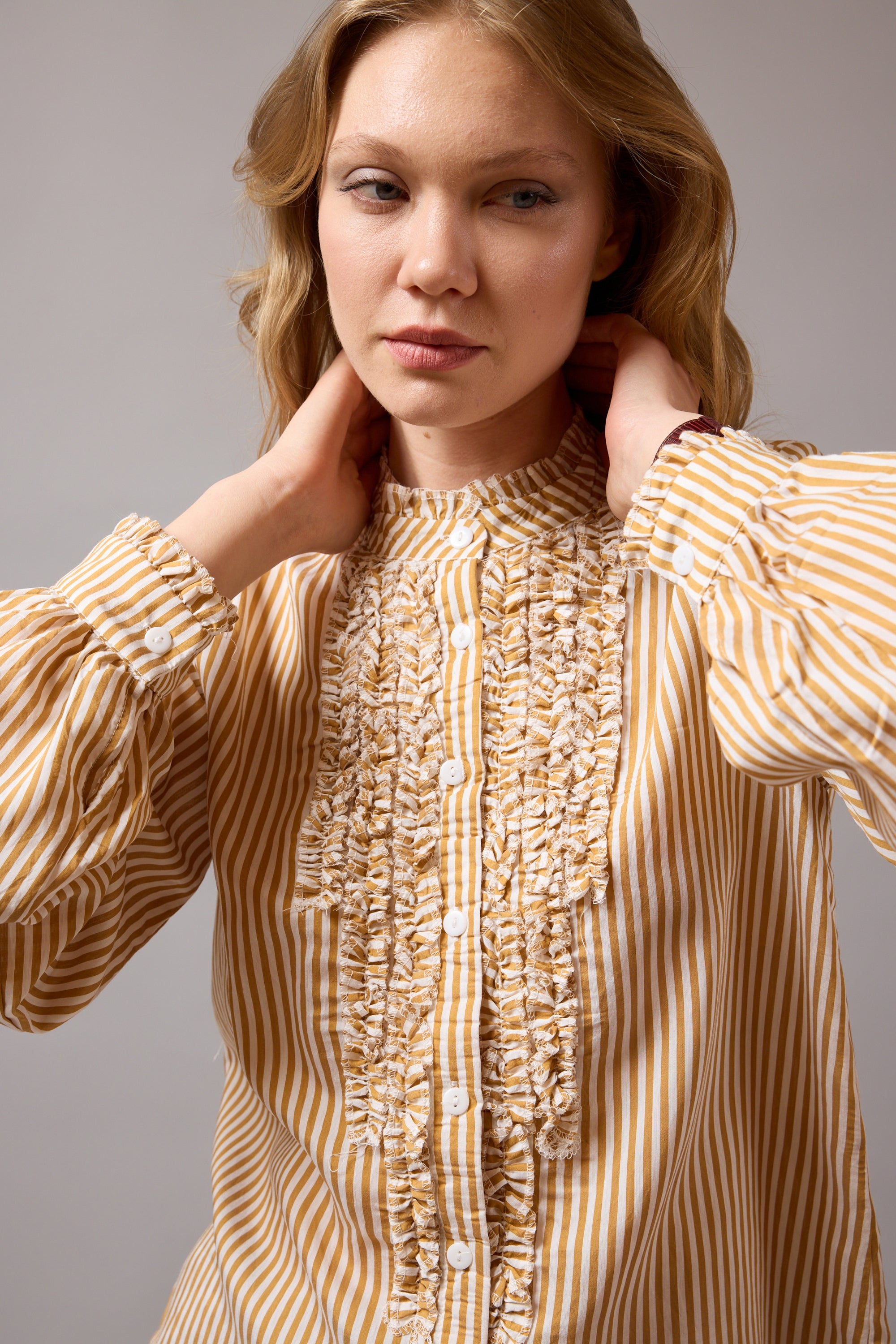 FLEUR FIRFIRLI GOMLEK YELLOW