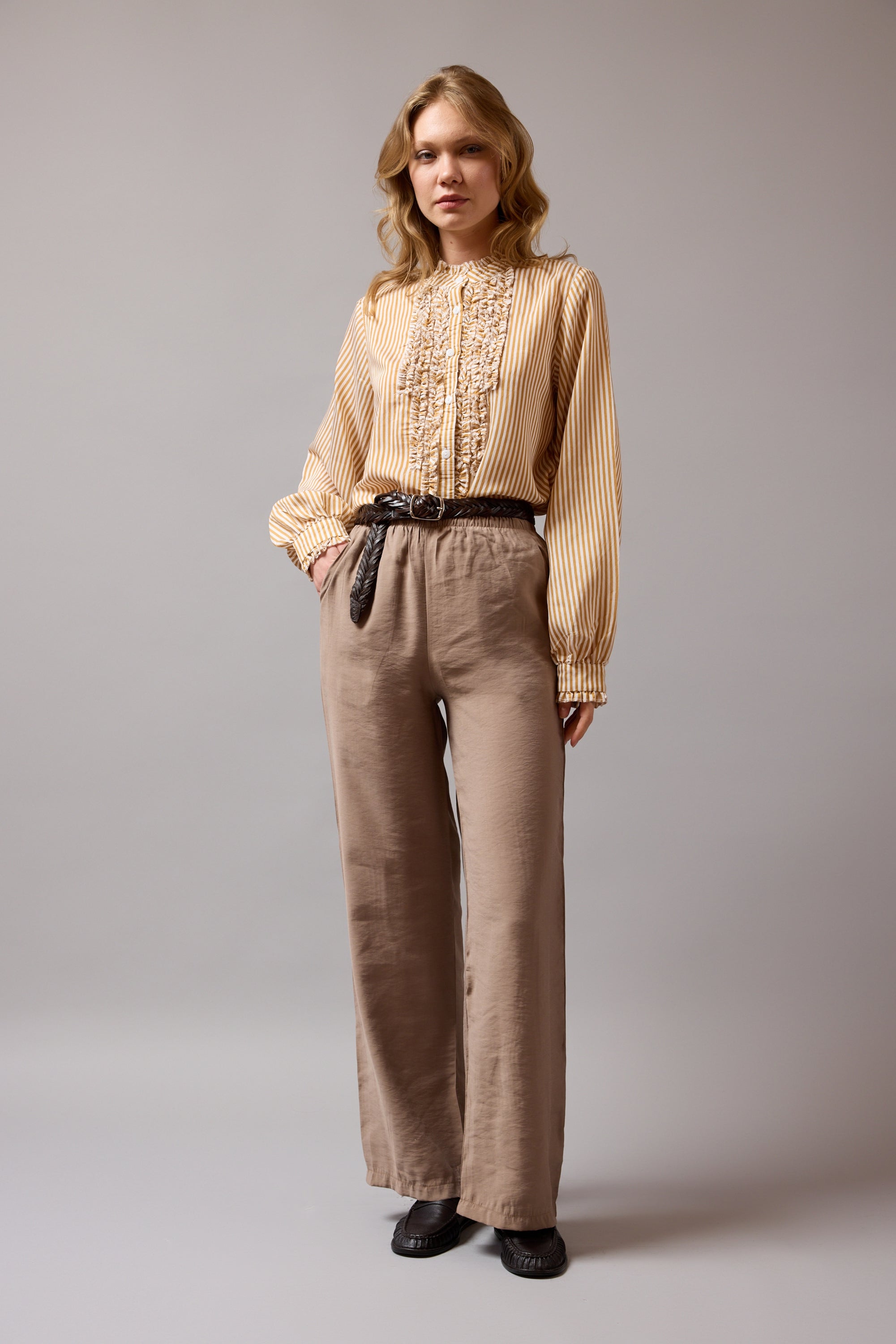 FLEUR FIRFIRLI GOMLEK YELLOW
