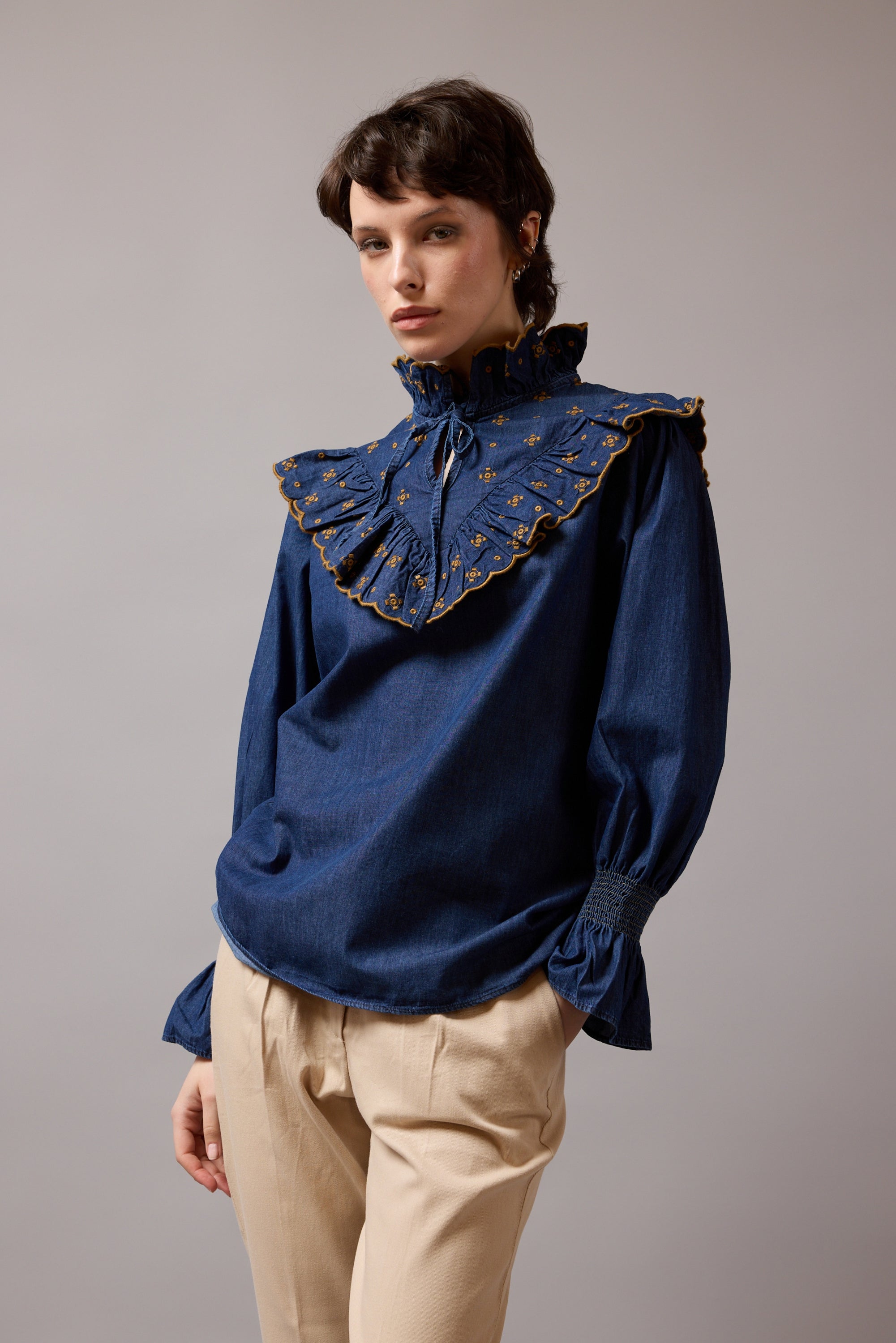 HONORÈ DE BALZAC DENİM BLUZ