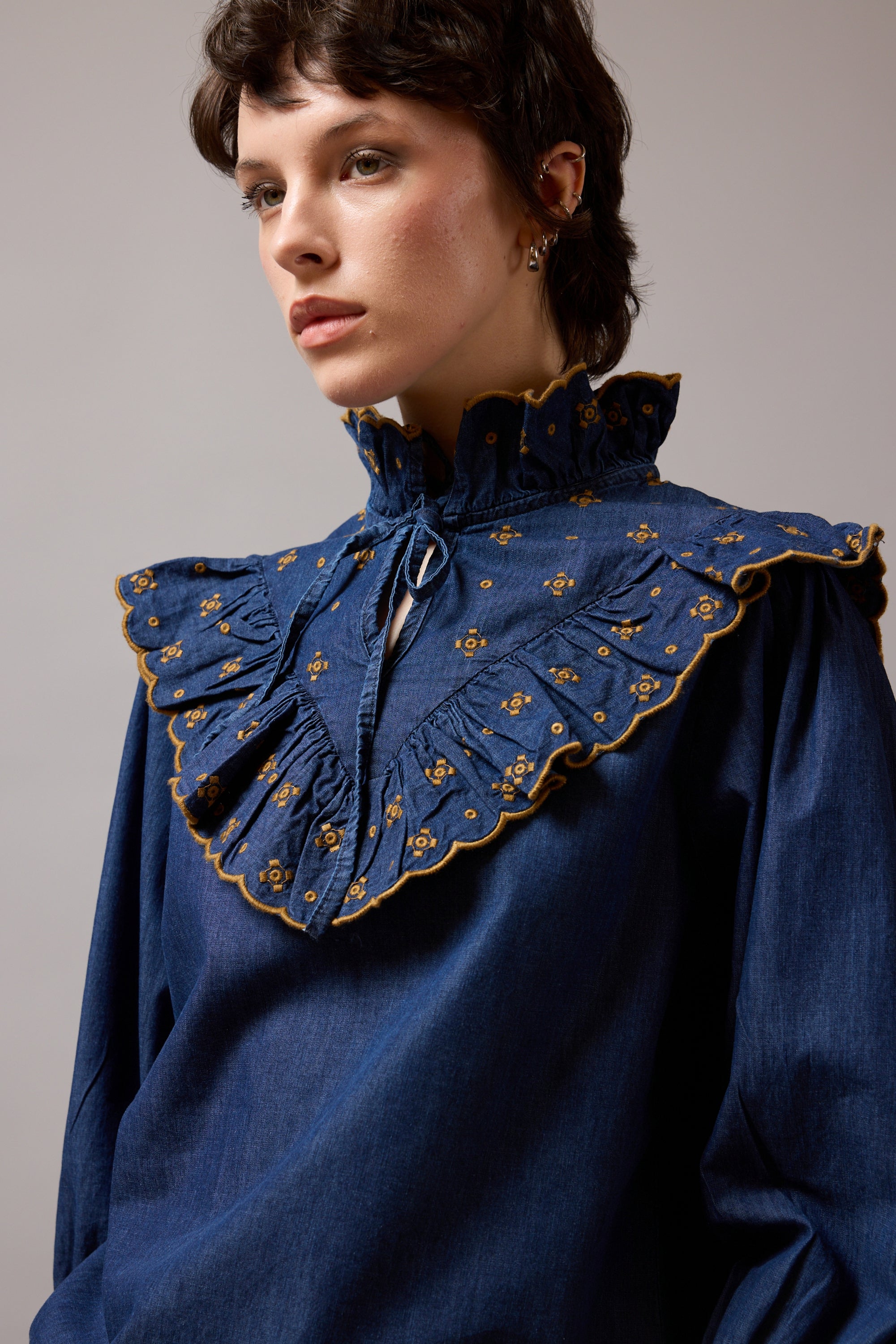 HONORÈ DE BALZAC DENİM BLUZ