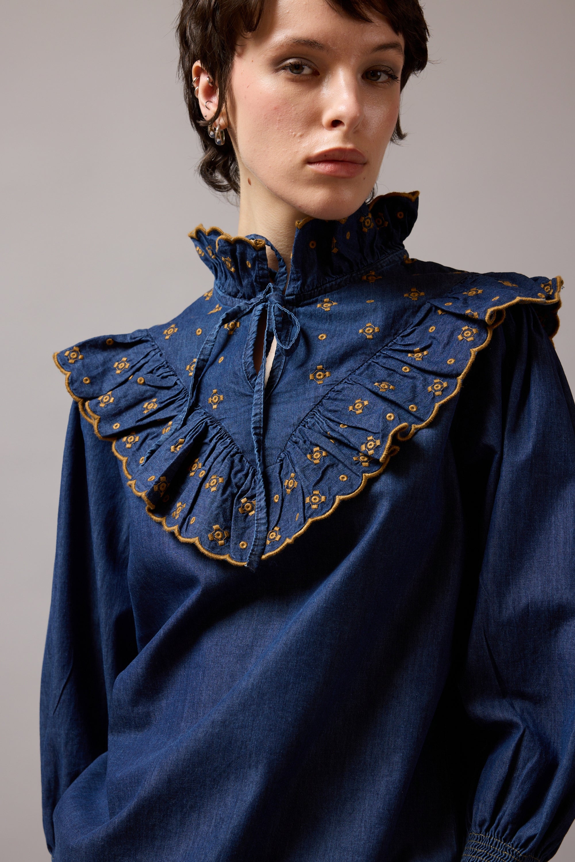 HONORÈ DE BALZAC DENİM BLUZ