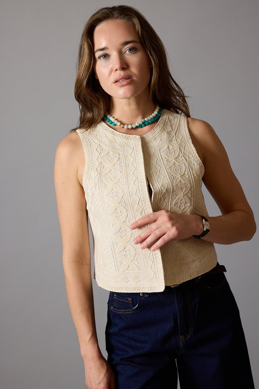 MATIERE ROUGE CORAL NECKLACE