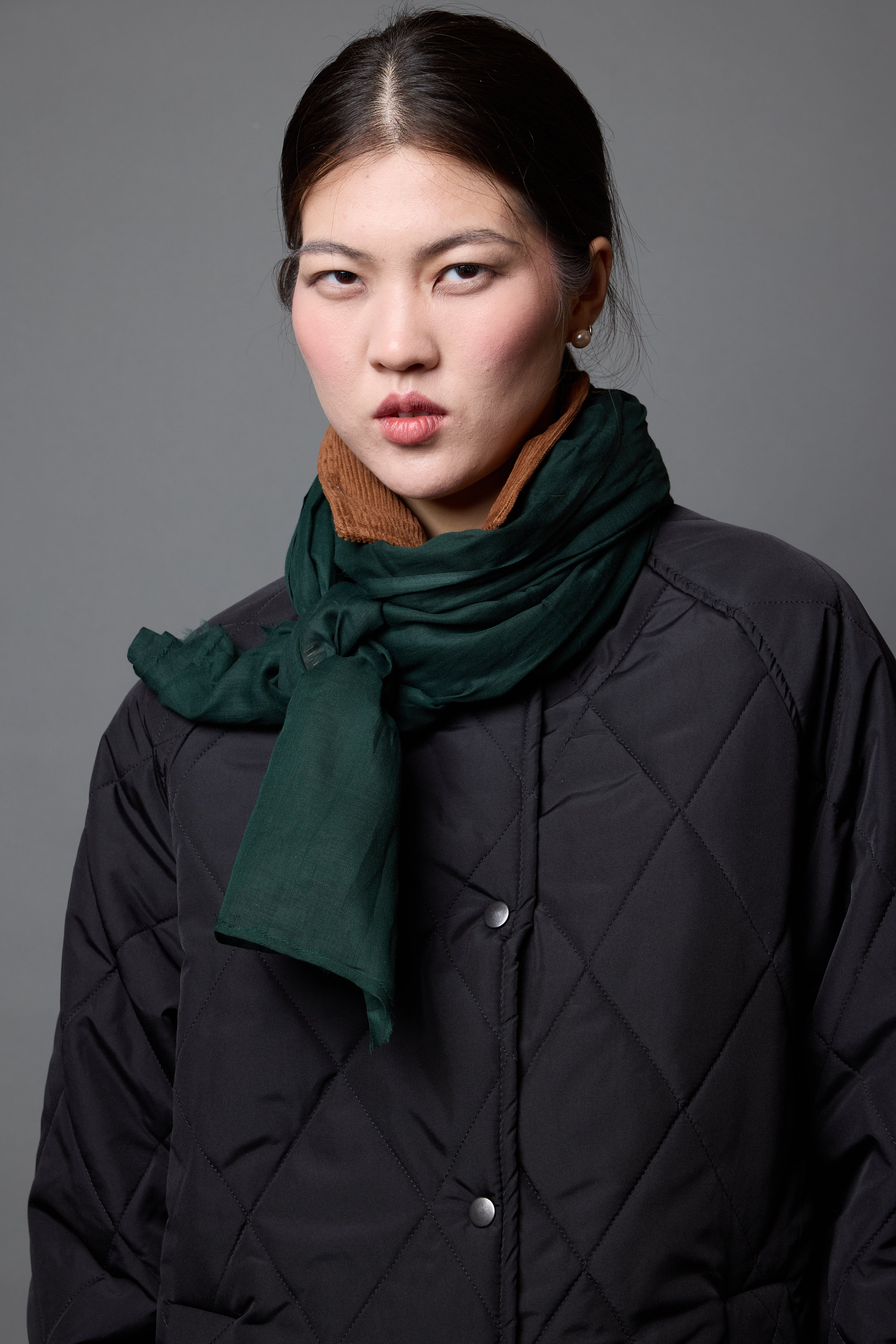 Emerald Organik Pamuk Handmade Sal