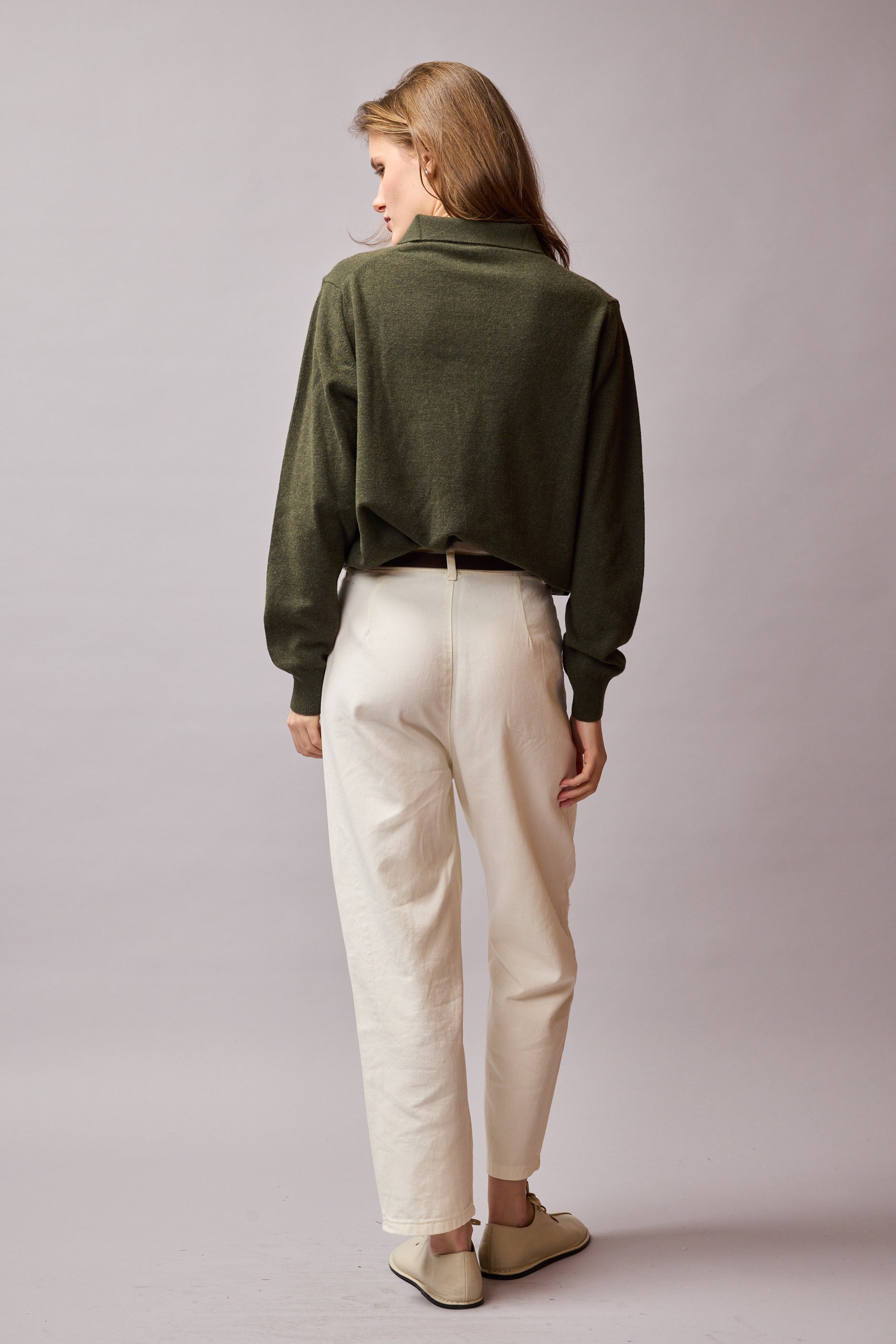 YUN POLO YAKA UNISEX KAZAK HAKI