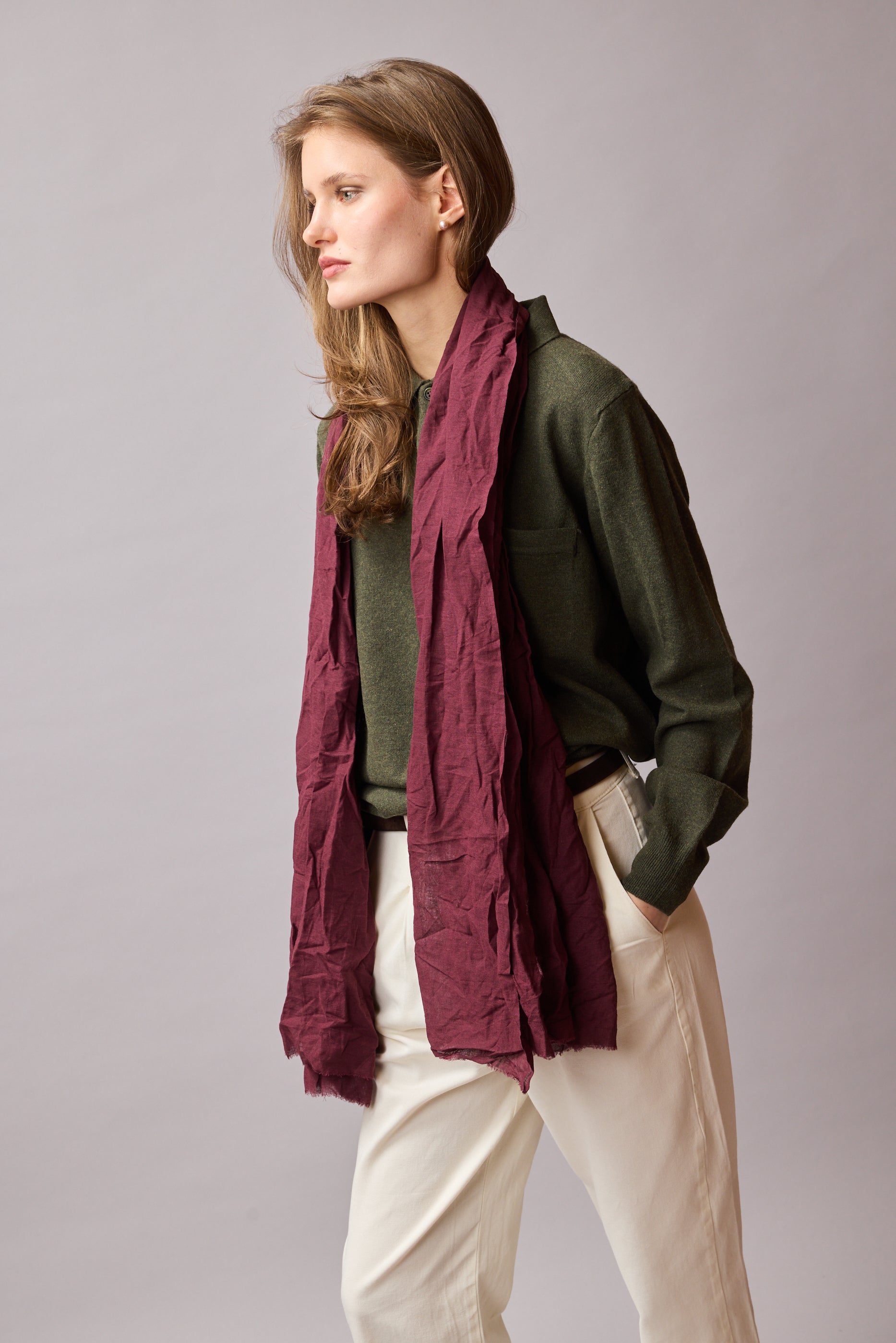 CHERRY CAKE ORGANİK PAMUK HANDMADE ŞAL