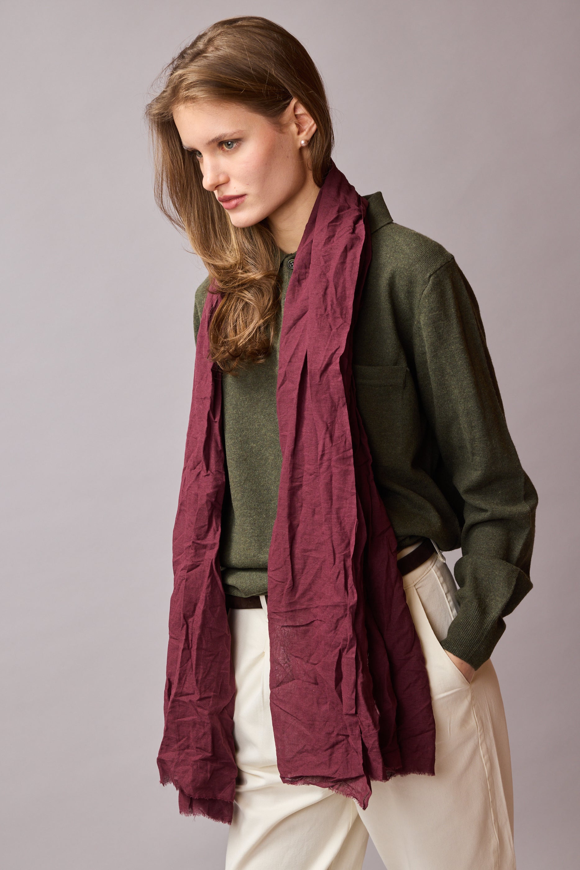 CHERRY CAKE ORGANİK PAMUK HANDMADE ŞAL