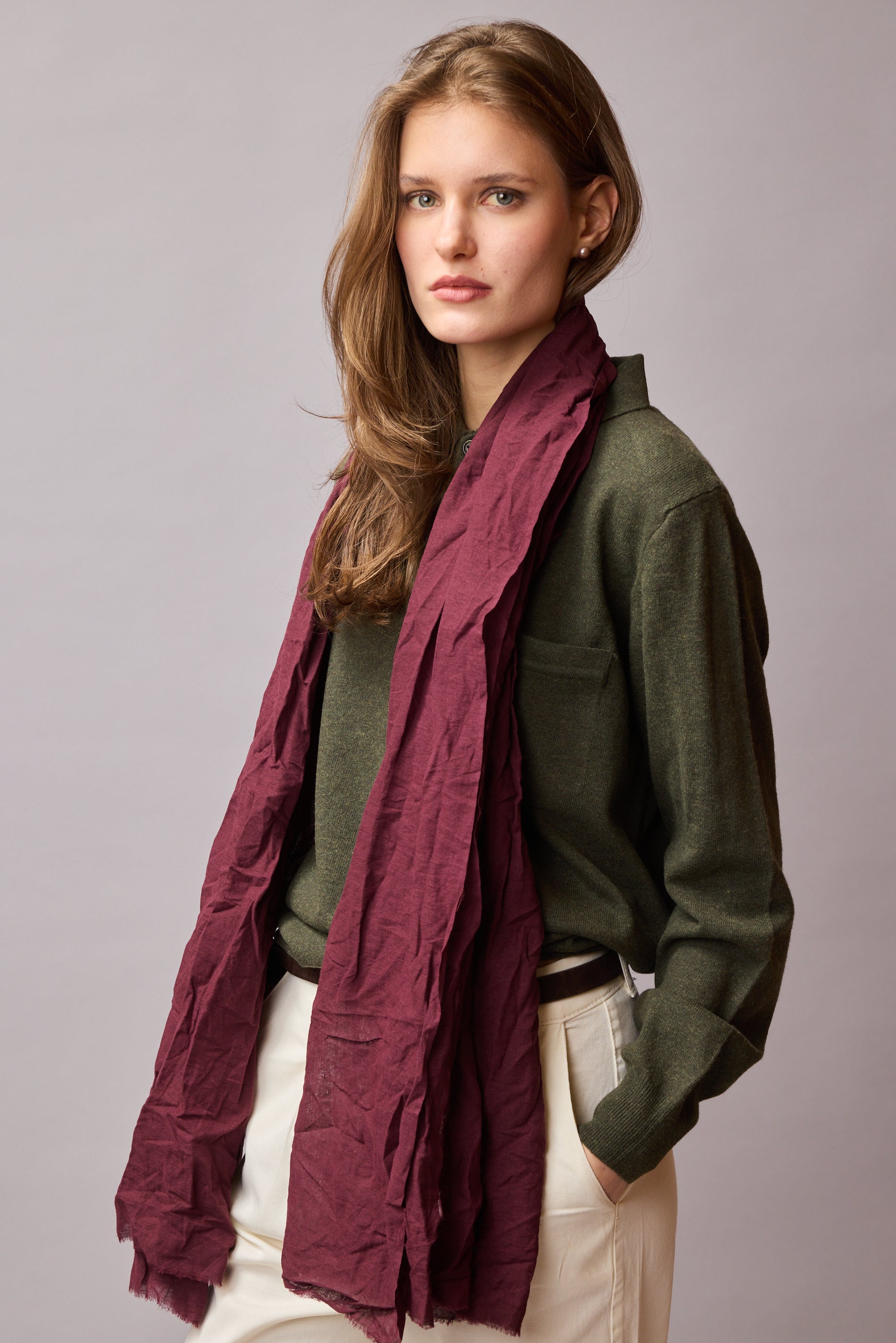 CHERRY CAKE ORGANİK PAMUK HANDMADE ŞAL