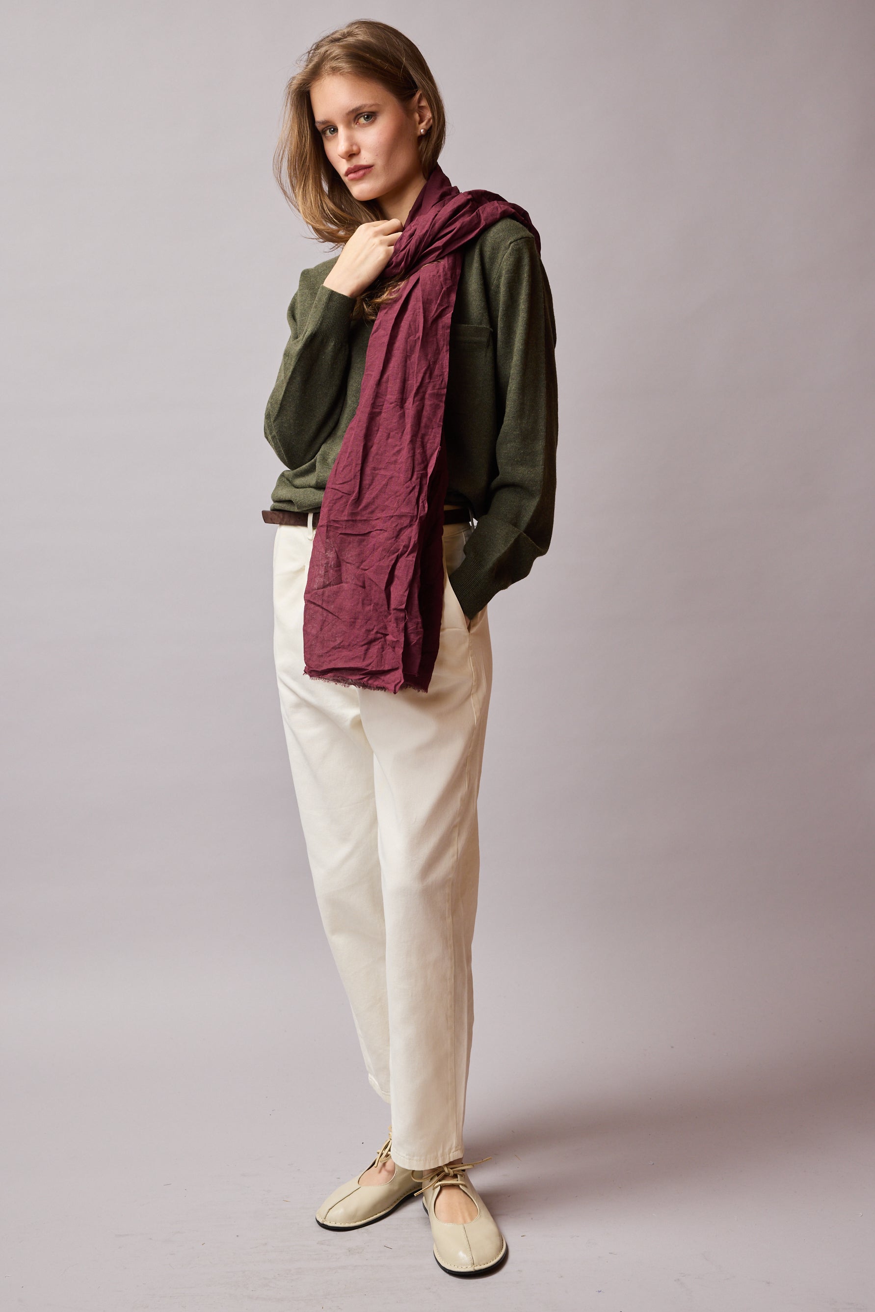 CHERRY CAKE ORGANİK PAMUK HANDMADE ŞAL