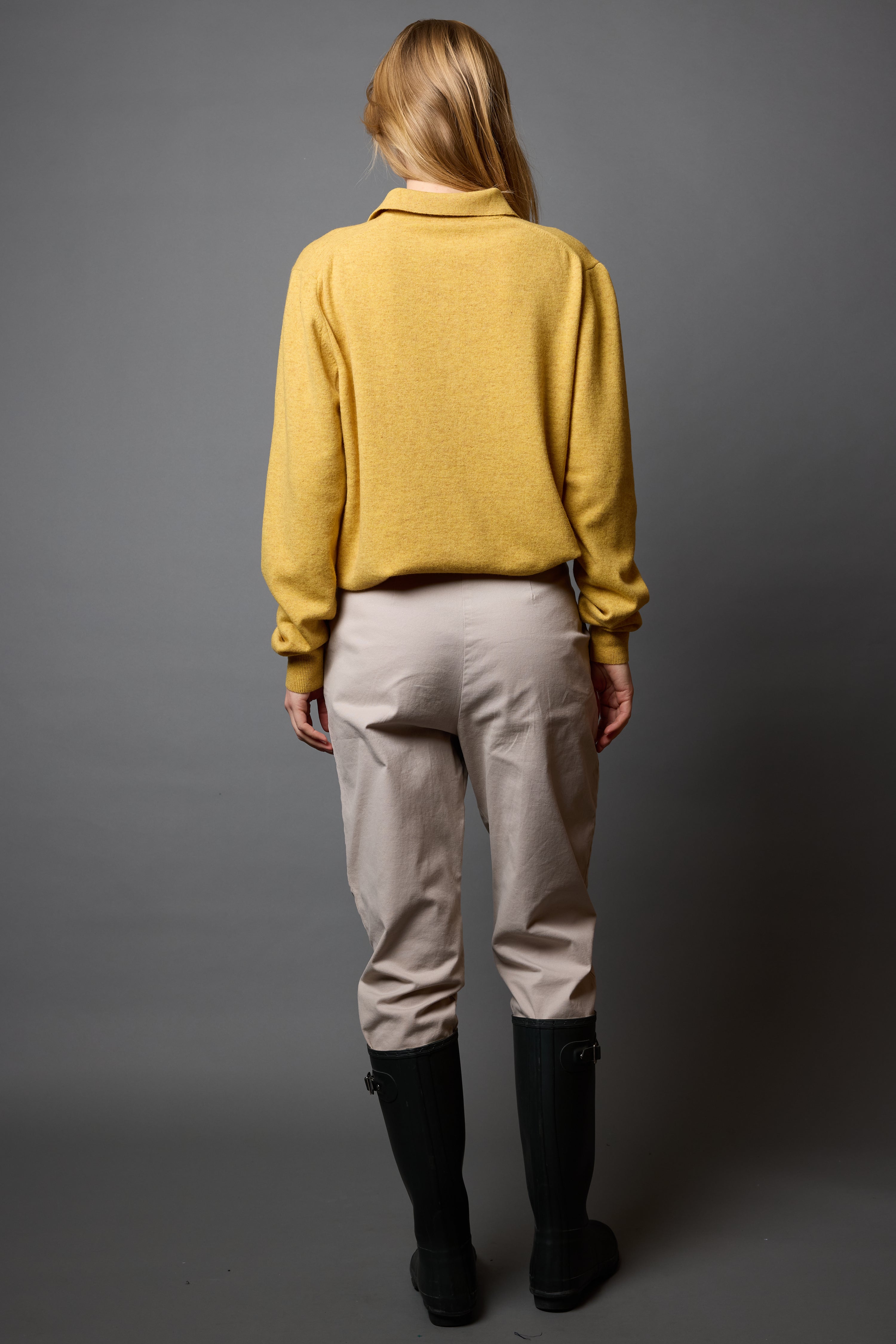 YUN POLO YAKA UNISEX KAZAK YELLOW